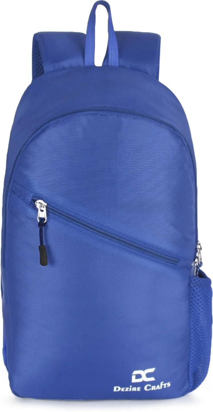 Dezire Crafts 14 Ltrs Polyester Backpack *For Men & Women ( Blue ) Dezire Crafts 14 Ltrs Polyester Backpack *For Men & Women ( Blue )
