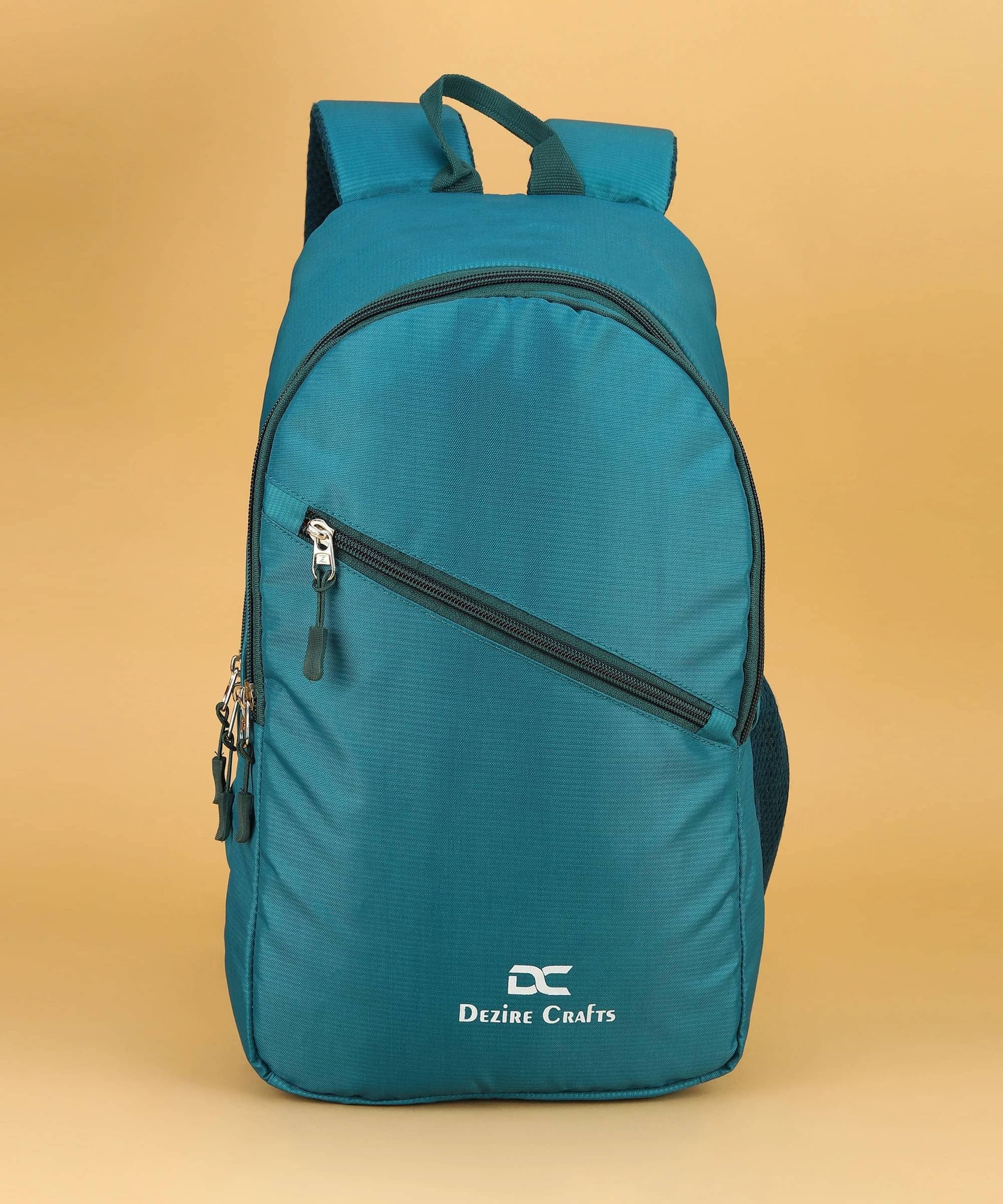 Dezire Crafts 15 Ltrs Polyester Backpack *For Men & Women ( Green ) Dezire Crafts 15 Ltrs Polyester Backpack *For Men & Women ( Green )