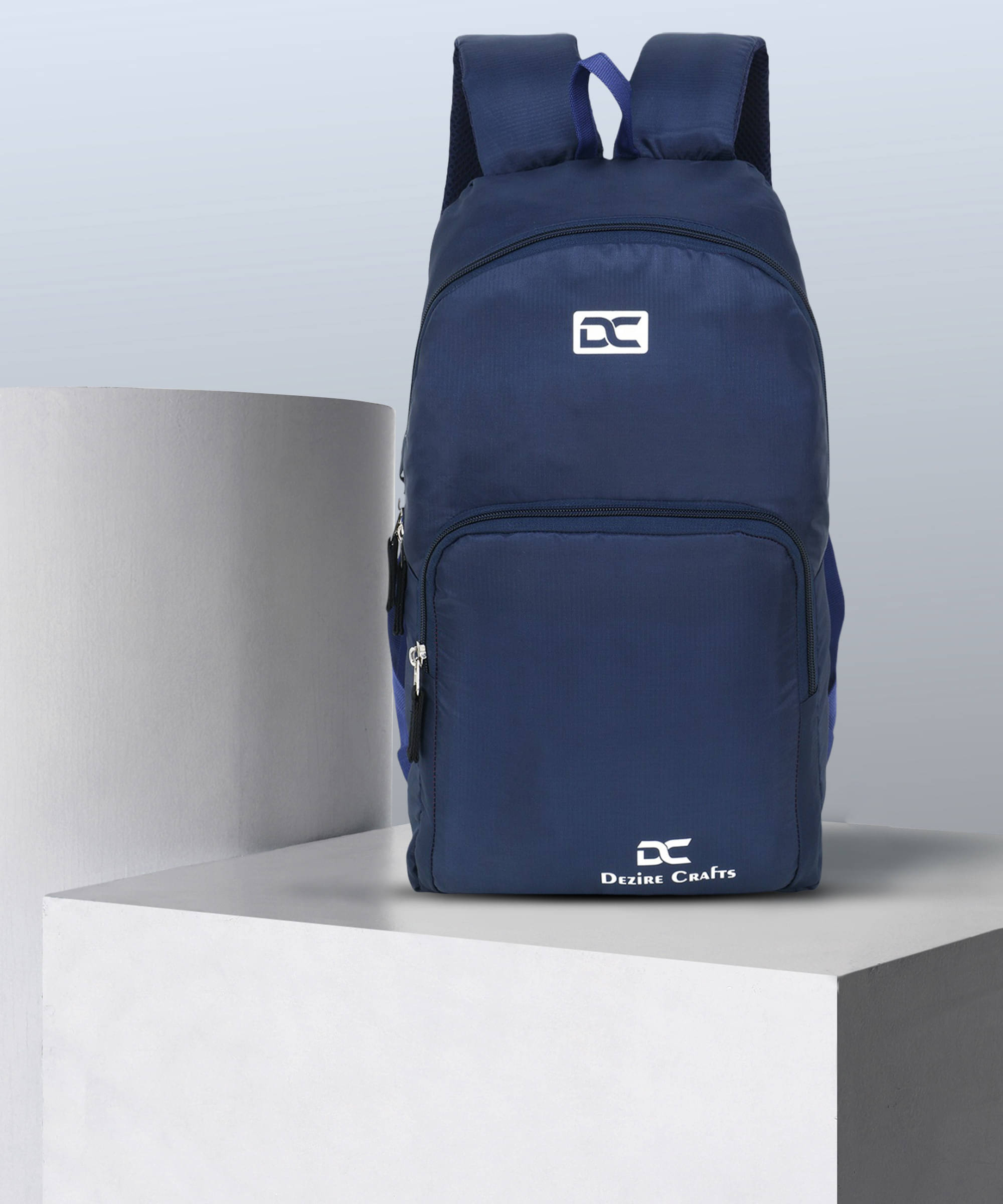     			Dezire Crafts 15 Ltrs Polyester Backpack *For Men & Women ( Blue )
