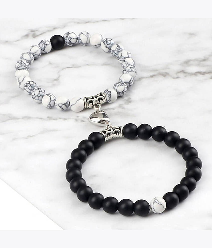 FASHION FRILL Black Bracelet ( Pack of 2 ) - Bangles & Bracelets | Buy online on ZillyBuy