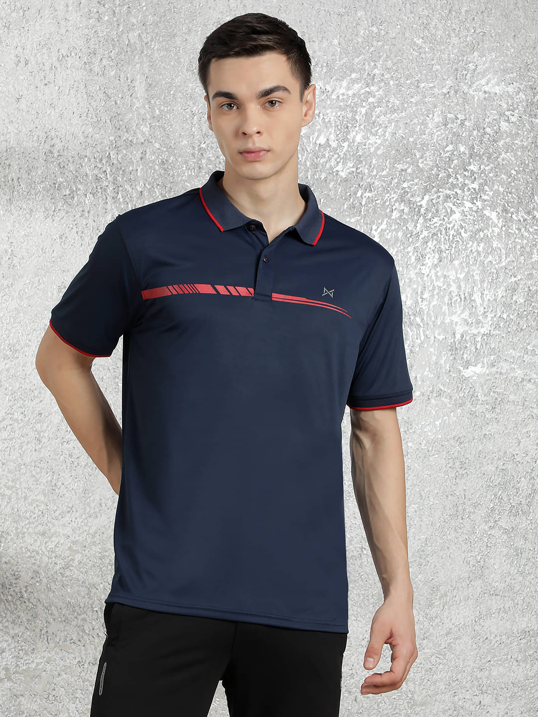 Force NXT Blue Polyester Regular Fit Men's Sports Polo T-Shirt ( Pack of 1 ) Force NXT Blue Polyester Regular Fit Men's Sports Polo T-Shirt ( Pack of 1 )