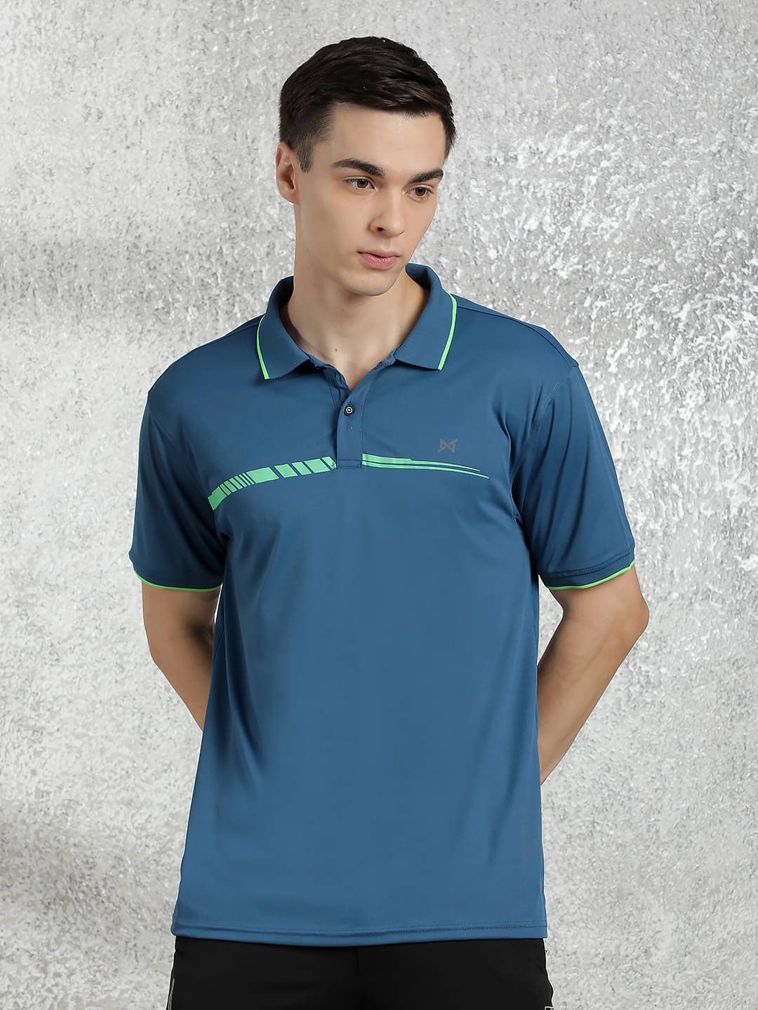     			Force NXT Green Polyester Regular Fit Men's Sports Polo T-Shirt ( Pack of 1 )