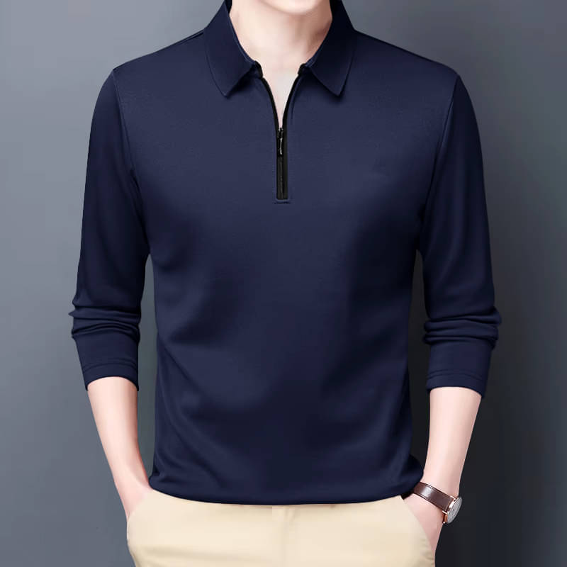     			GARBLY Men Cotton Blend Regular Fit Solid T-Shirt ( Blue )