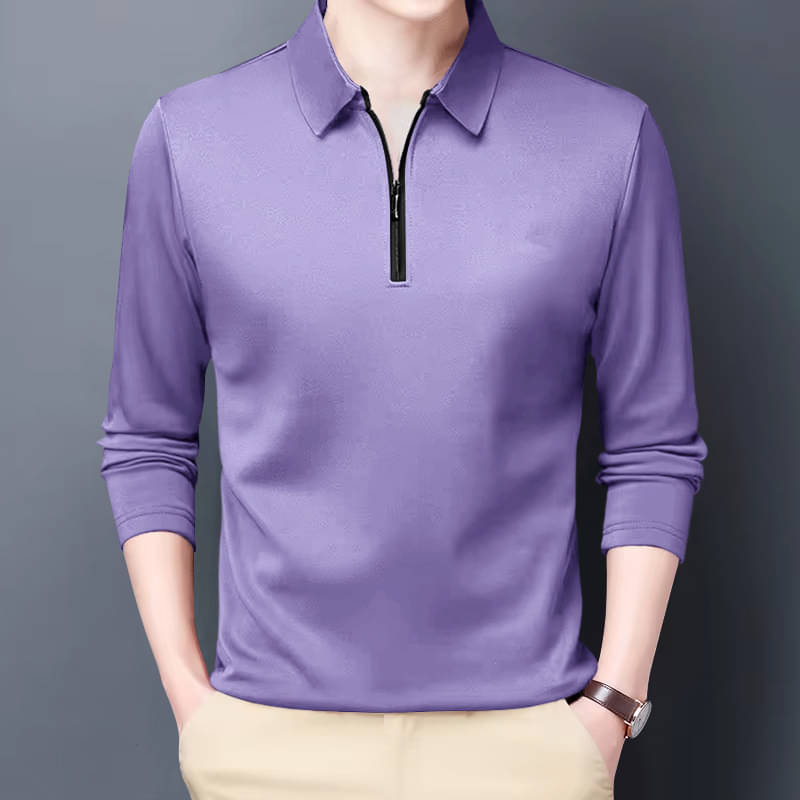     			GARBLY Men Cotton Blend Regular Fit Solid T-Shirt ( Purple )