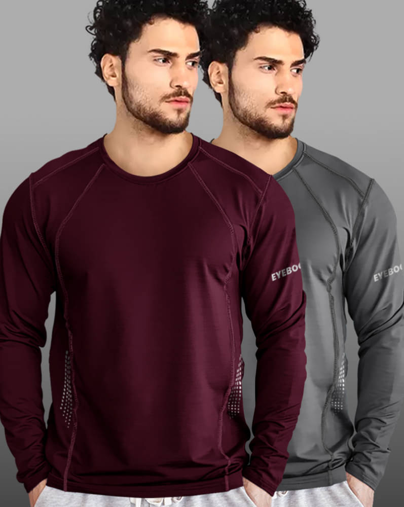 GARBLY Men Polyester Regular Fit Solid T-Shirt ( Multicolor13 ) GARBLY Men Polyester Regular Fit Solid T-Shirt ( Multicolor13 )