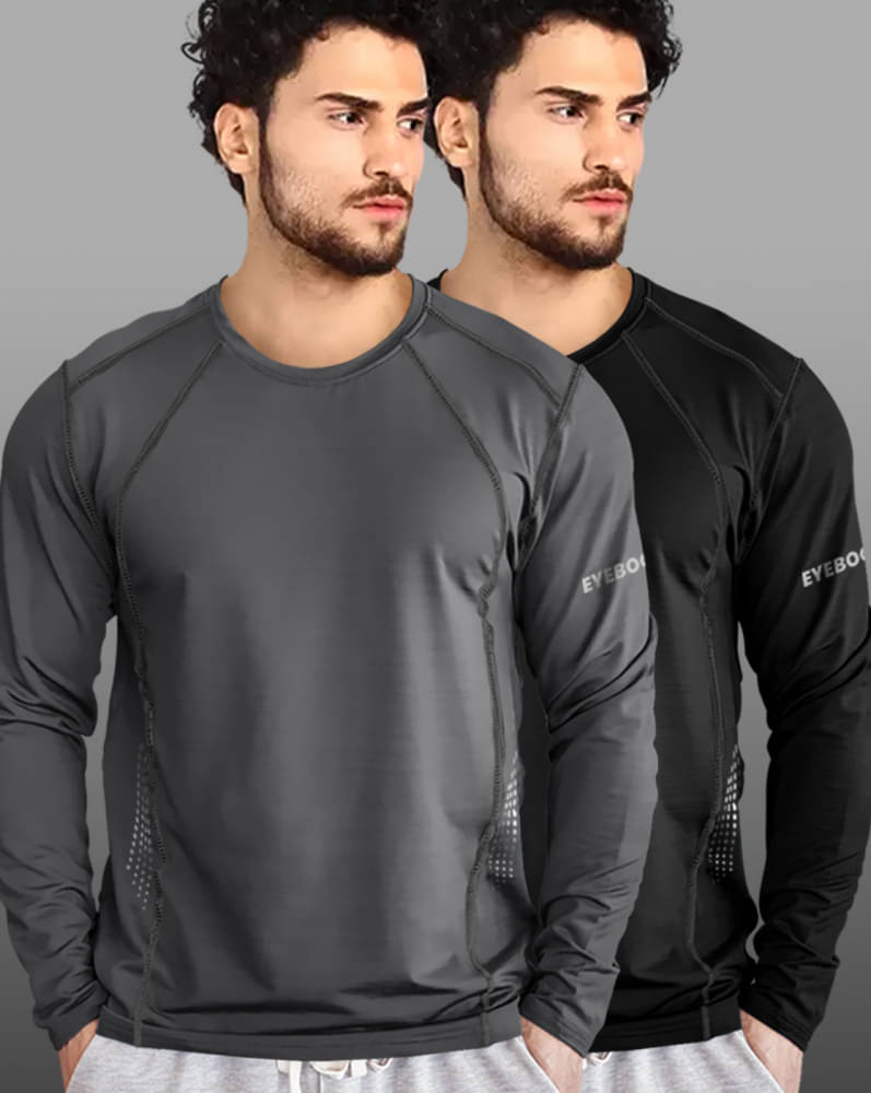 GARBLY Men Polyester Regular Fit Solid T-Shirt ( Multicolor12 ) GARBLY Men Polyester Regular Fit Solid T-Shirt ( Multicolor12 )