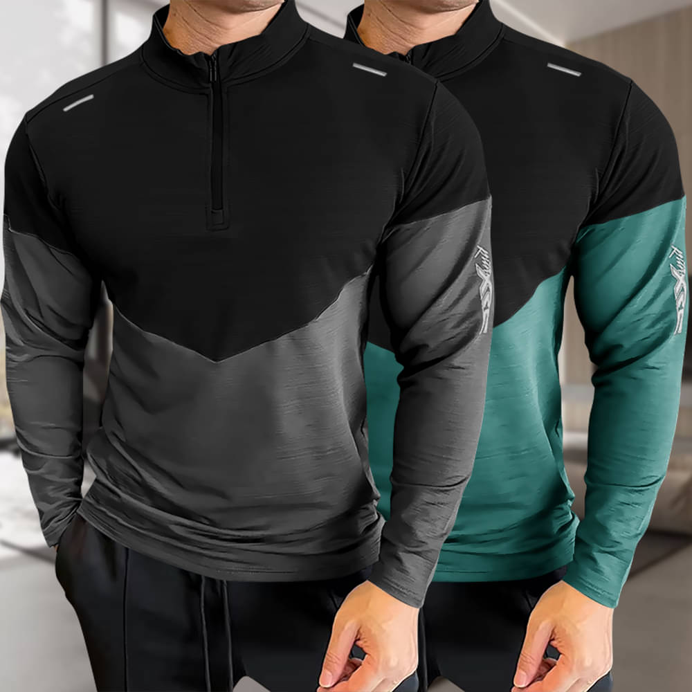 GARBLY Men Polyester Regular Fit Colorblock T-Shirt ( Multicolor11 ) GARBLY Men Polyester Regular Fit Colorblock T-Shirt ( Multicolor11 )