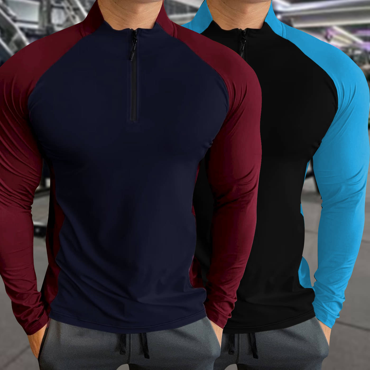 GARBLY Men Polyester Regular Fit Colorblock T-Shirt ( Multicolor10 ) GARBLY Men Polyester Regular Fit Colorblock T-Shirt ( Multicolor10 )