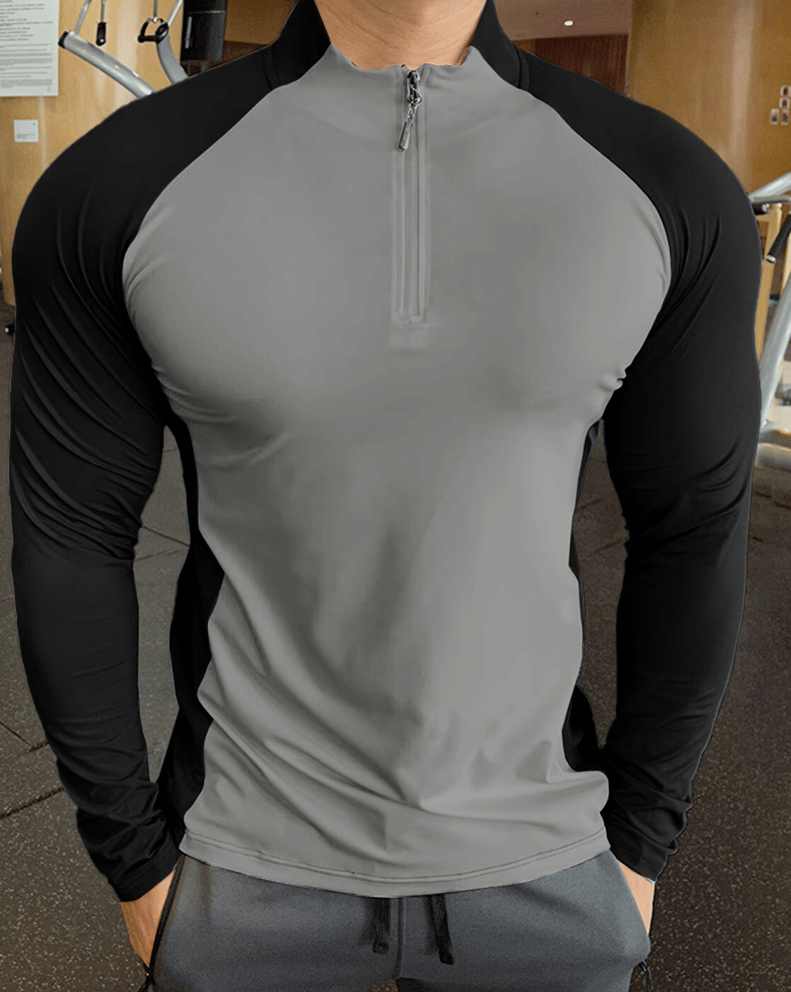 GARBLY Men Polyester Regular Fit Colorblock T-Shirt ( Black ) GARBLY Men Polyester Regular Fit Colorblock T-Shirt ( Black )