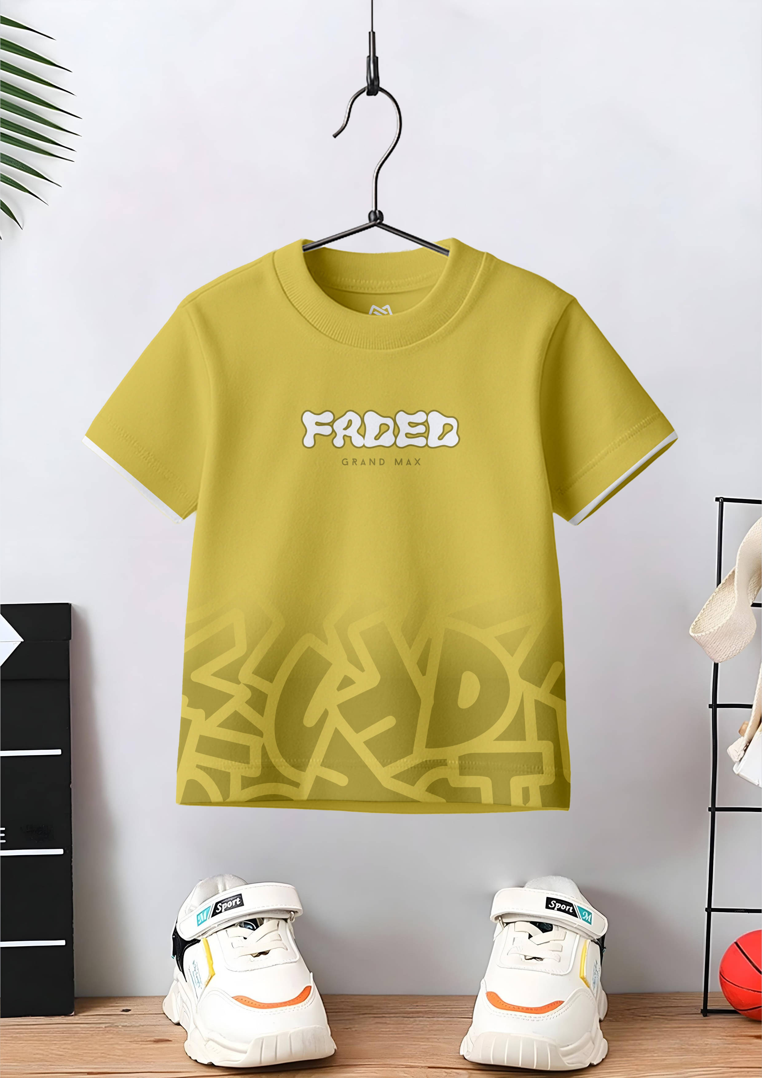     			Grandmax Pack of 1 Boys Cotton T-Shirt ( Yellow )