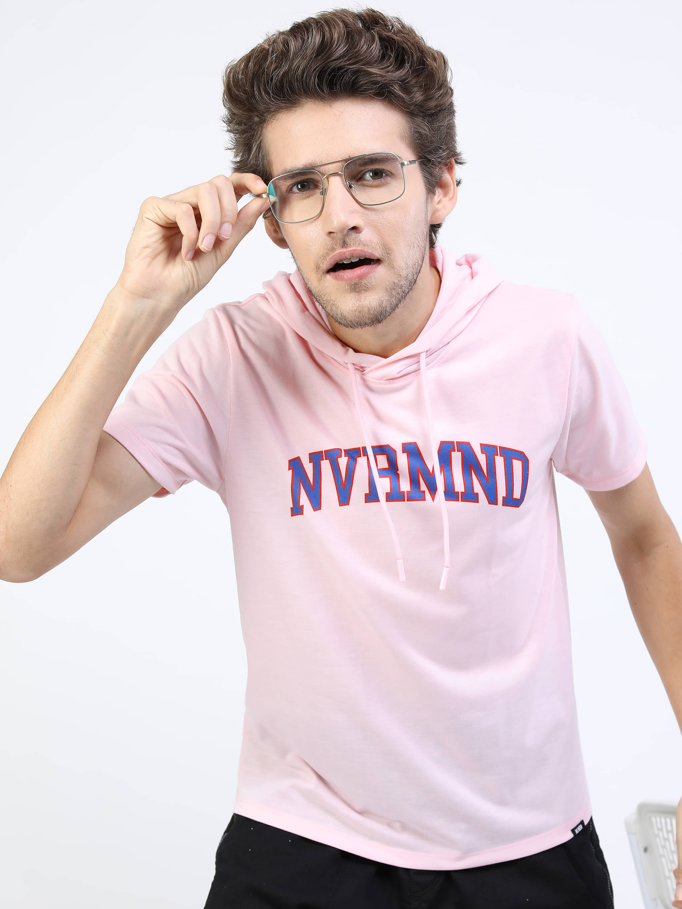     			Highlander Men Polyester Slim Fit Printed T-Shirt ( Pink )