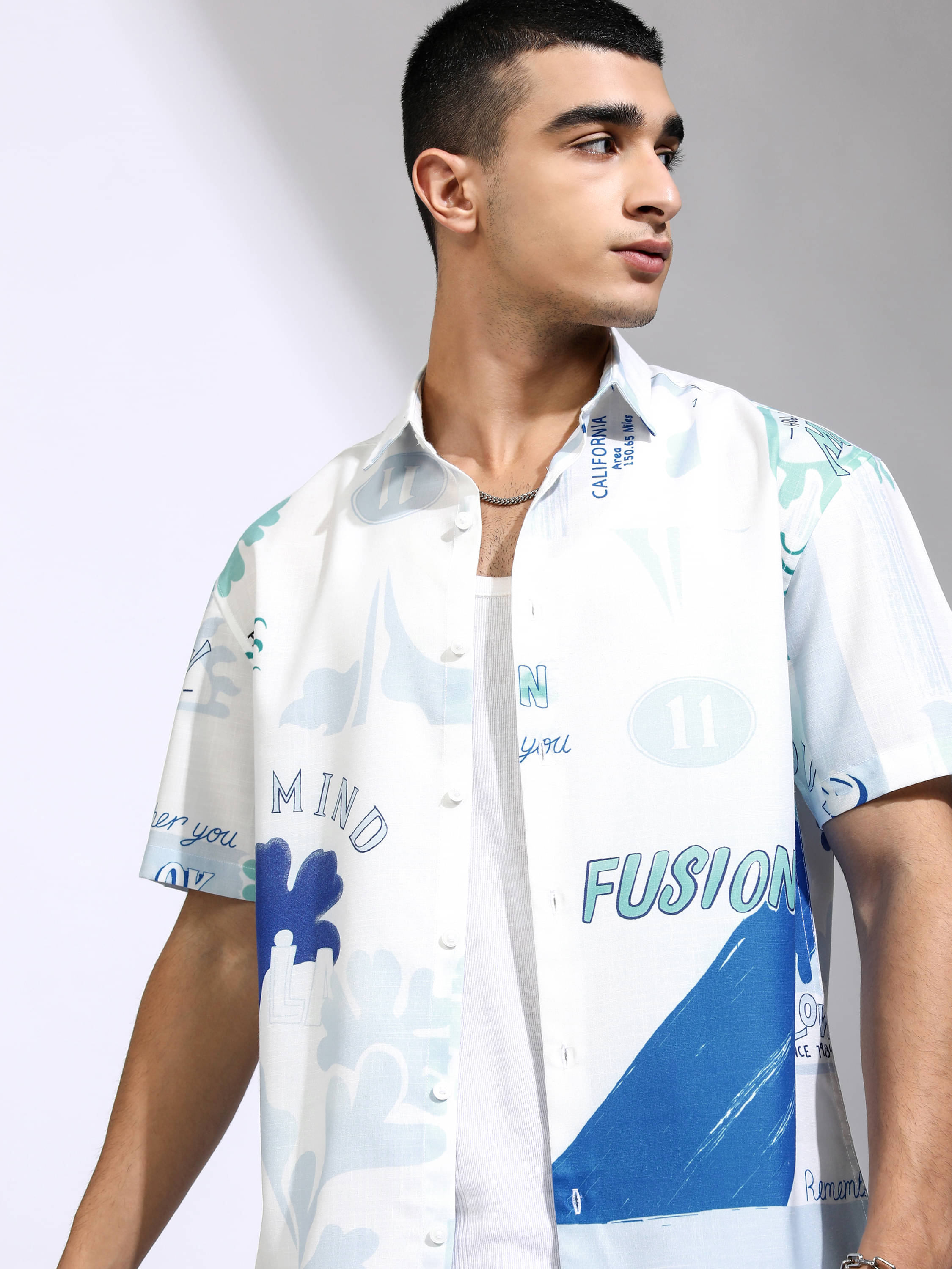 Highlander Polyester Relaxed Fit Printed Half Sleeves Men's Casual Shirt - Multicolor ( Pack of 1 ) Highlander Polyester Relaxed Fit Printed Half Sleeves Men's Casual Shirt - Multicolor ( Pack of 1 )