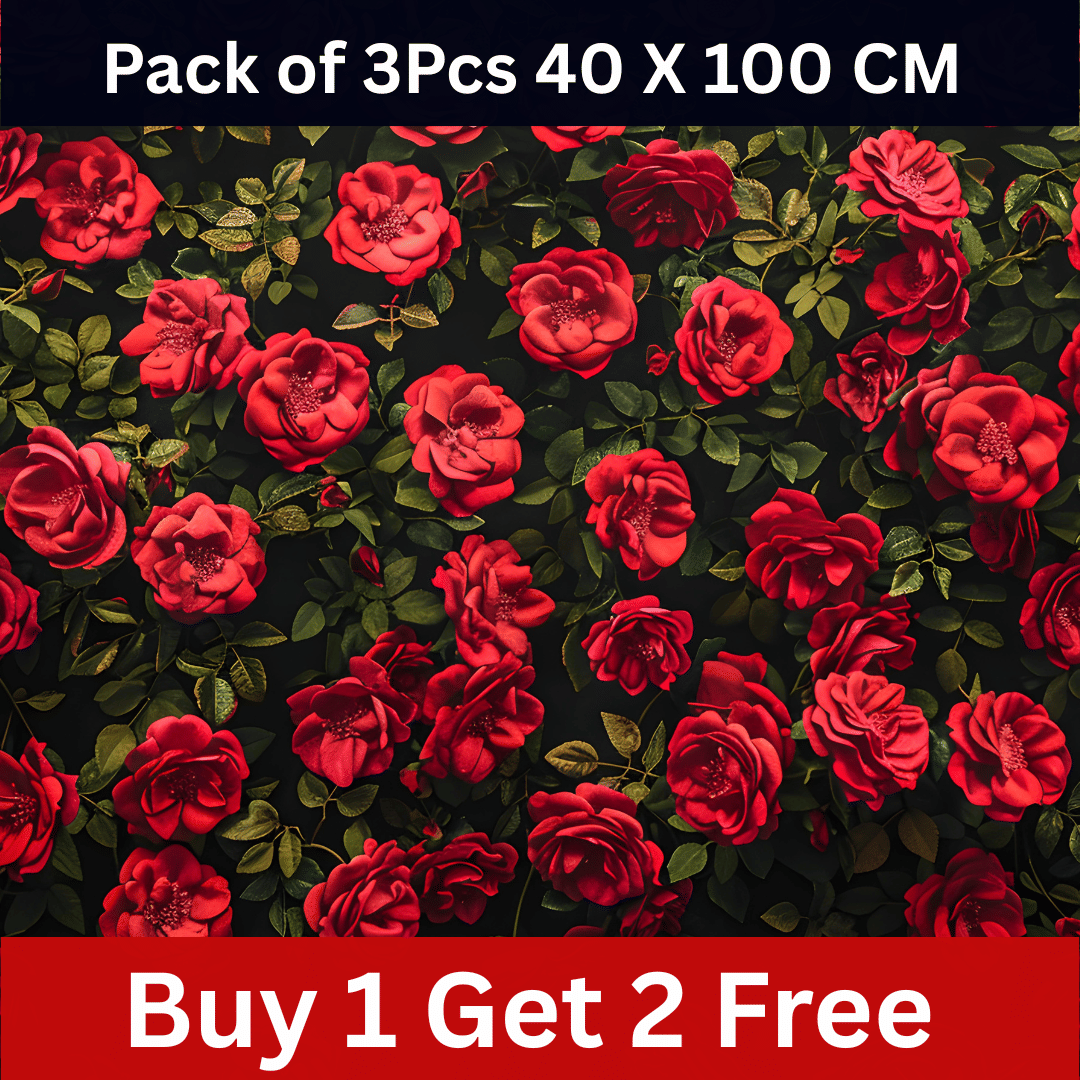     			Interawall Decor Self-Adhesive Decal Wallpaper Specific Product for Bedroom, Living Room, Kids Room, Play Room, Office | Abstract Home Wallpaper for Home Decor (Buy 1 get 2 Free, Pack of 3 Pcs,  Size-16x39 Inches Each Strip)