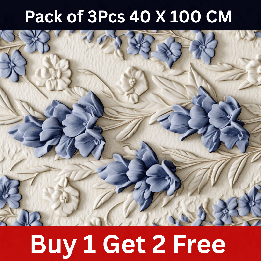     			Interawall Decor Self-Adhesive Decal Wallpaper Specific Product for Bedroom, Living Room, Kids Room, Play Room, Office | Abstract Home Wallpaper for Home Decor (Buy 1 get 2 Free, Pack of 3 Pcs,  Size-16x39 Inches Each Strip)