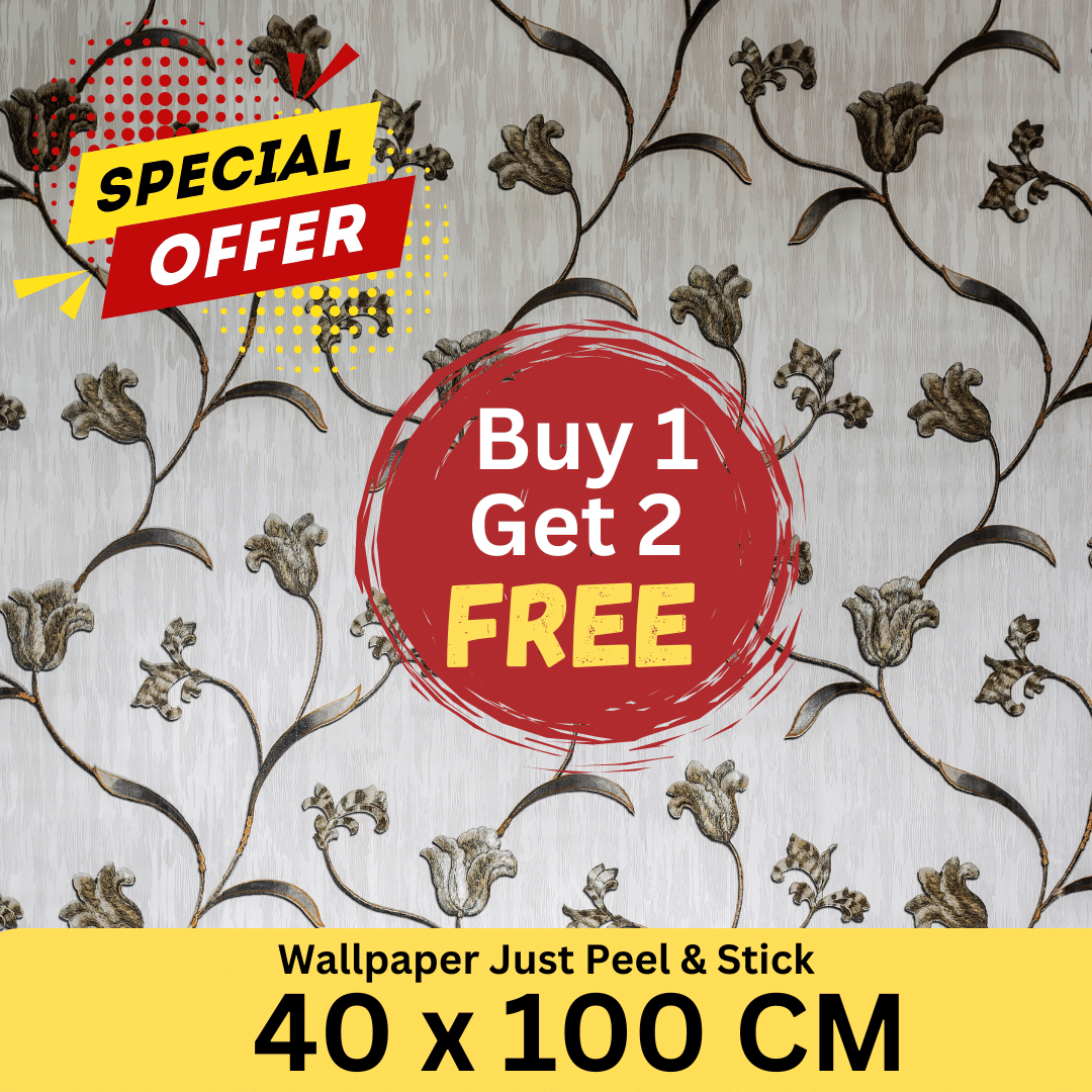     			Interawall Decor Self-Adhesive Decal Wallpaper Specific Product for Bedroom, Living Room, Kids Room, Play Room, Office | Abstract Home Wallpaper for Home Decor (Buy 1 get 2 Free, Pack of 3 Pcs,  Size-16x39 Inches Each Strip)