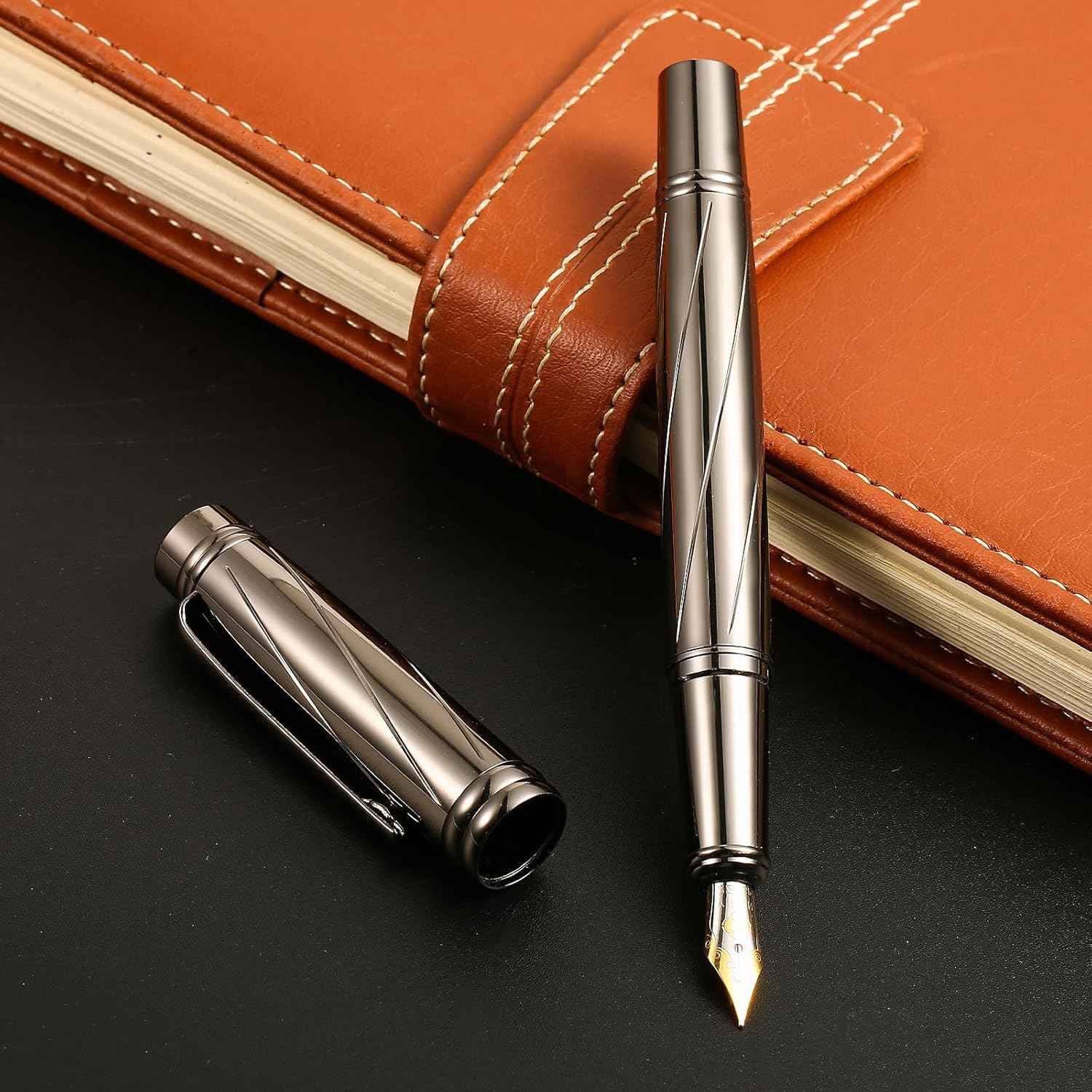 Krink Dark Grey Fine Line Fountain Pen ( Pack of 1 ) Krink Dark Grey Fine Line Fountain Pen ( Pack of 1 )