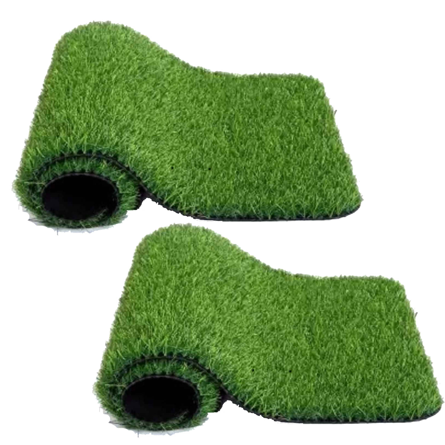     			Luxurivo Home Green Polypropylene Rectangular Floor Mat ( Pack of 2 )