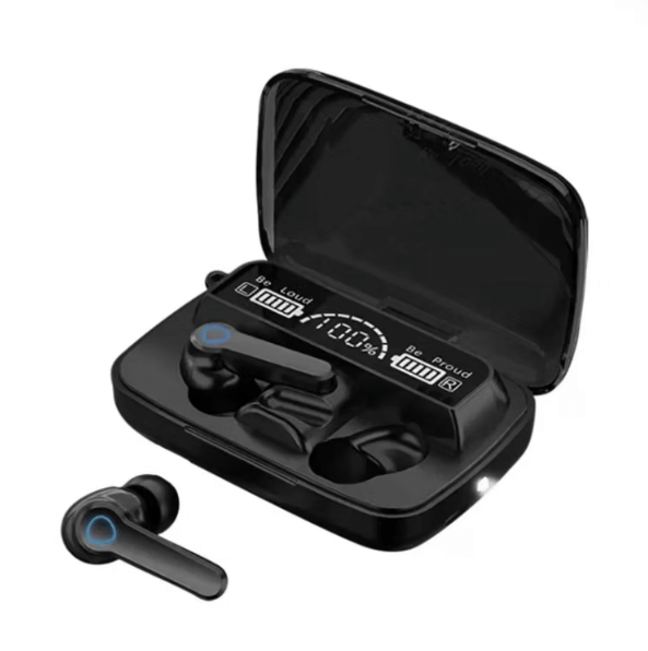 M19 EAR BUDS Type C True Wireless (TWS) On Ear 4 Hours Playback Active Noise cancellation IPX4(Splash & Sweat Proof) Black M19 EAR BUDS Type C True Wireless (TWS) On Ear 4 Hours Playback Active Noise cancellation IPX4(Splash & Sweat Proof) Black