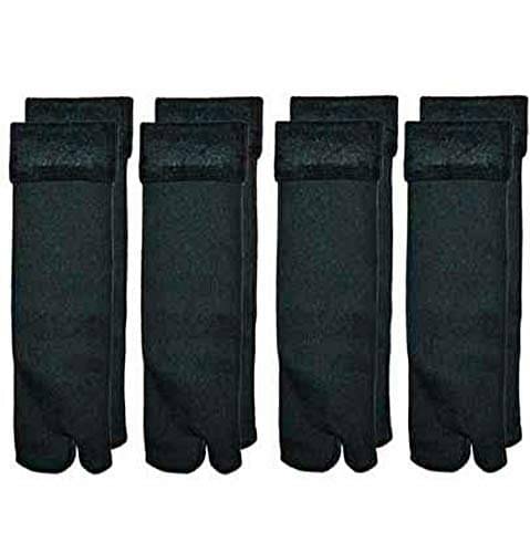 MITSURU Pack of 4 Women's Velvet Ankle Length Socks ( Black ) MITSURU Pack of 4 Women's Velvet Ankle Length Socks ( Black )