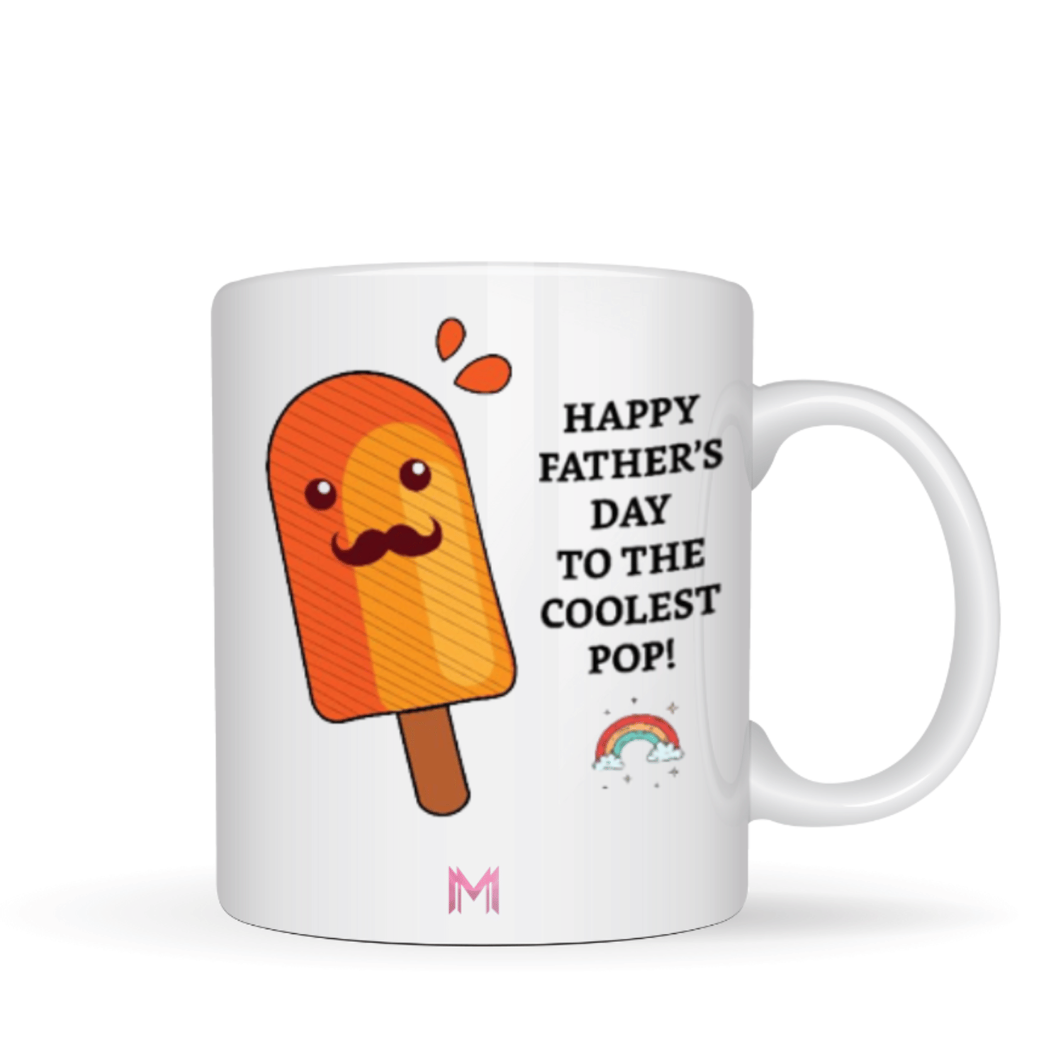     			Maddock white fathersday 10 Ceramic Coffee Mug 350 mL ( Pack of 1 )