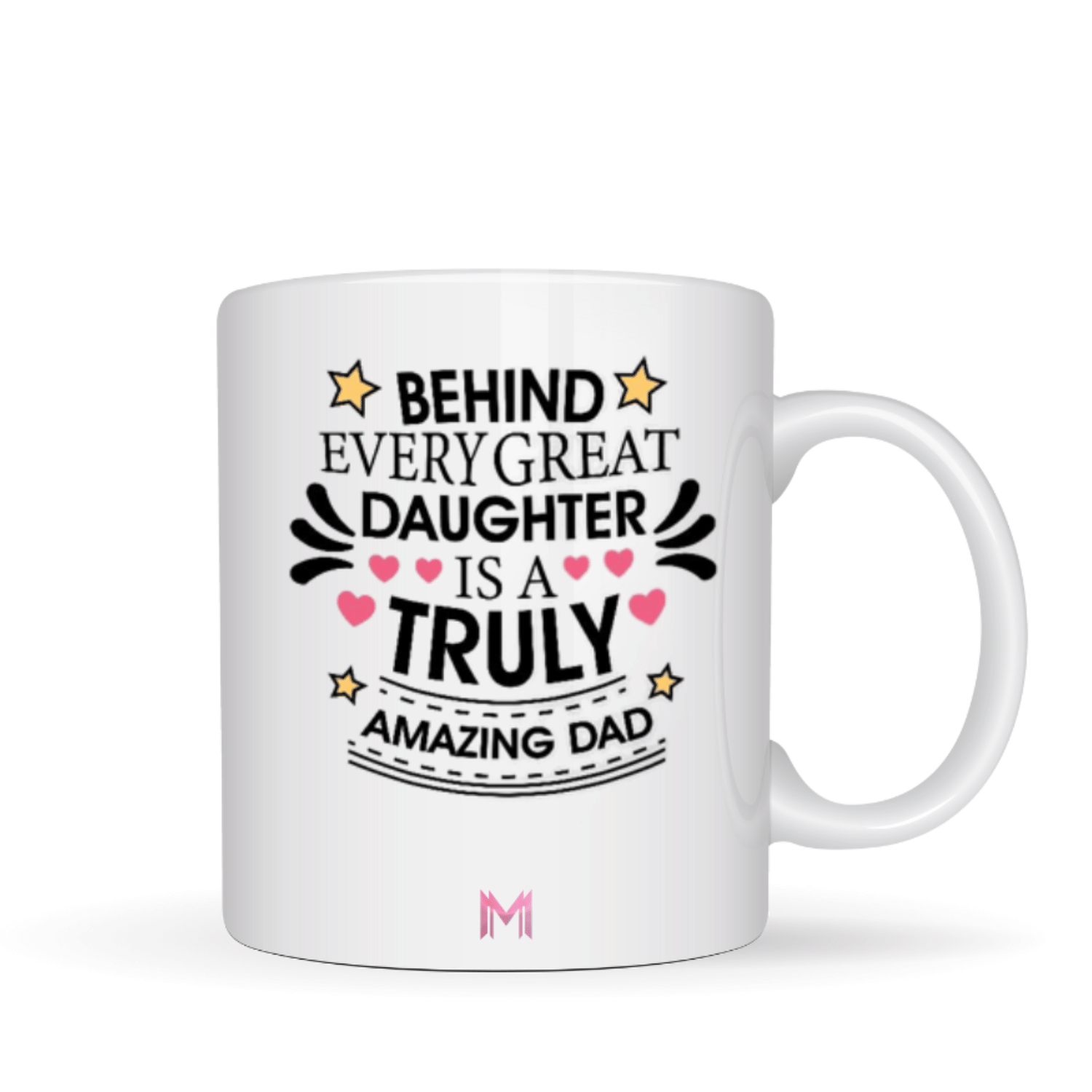     			Maddock white fathersday 21 Ceramic Coffee Mug 350 mL ( Pack of 1 )