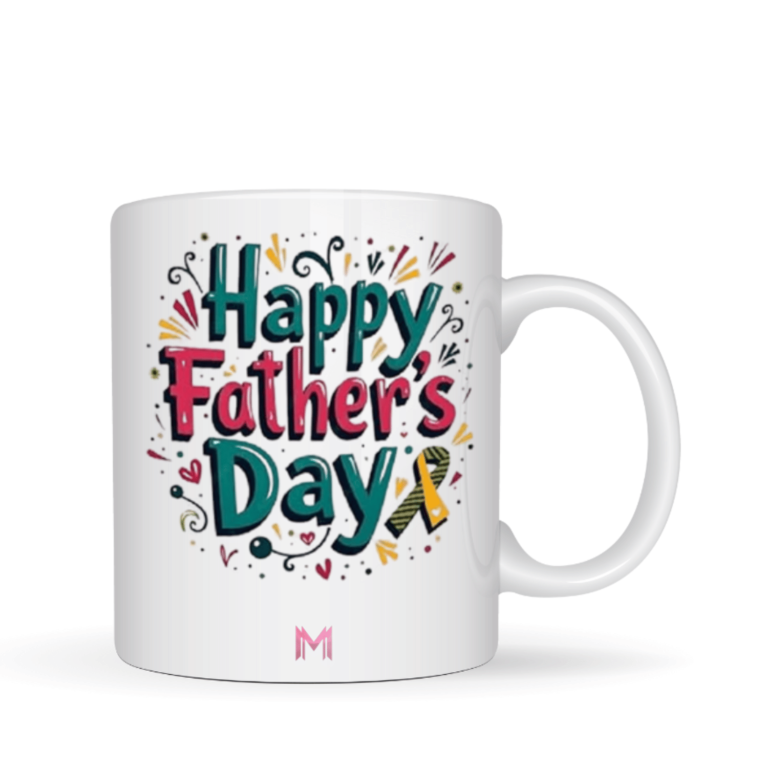     			Maddock white fathersday 41 Ceramic Coffee Mug 350 mL ( Pack of 1 )