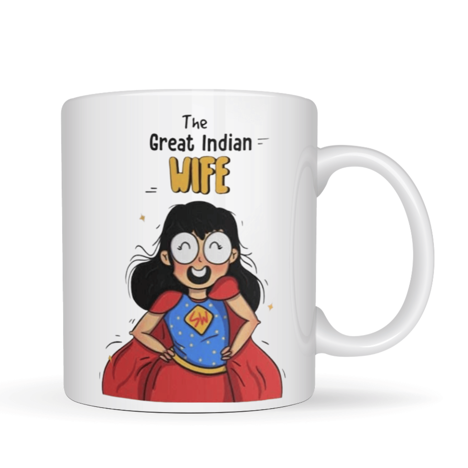     			Maddock white mug Ceramic Coffee Mug 350 mL ( Pack of 1 )
