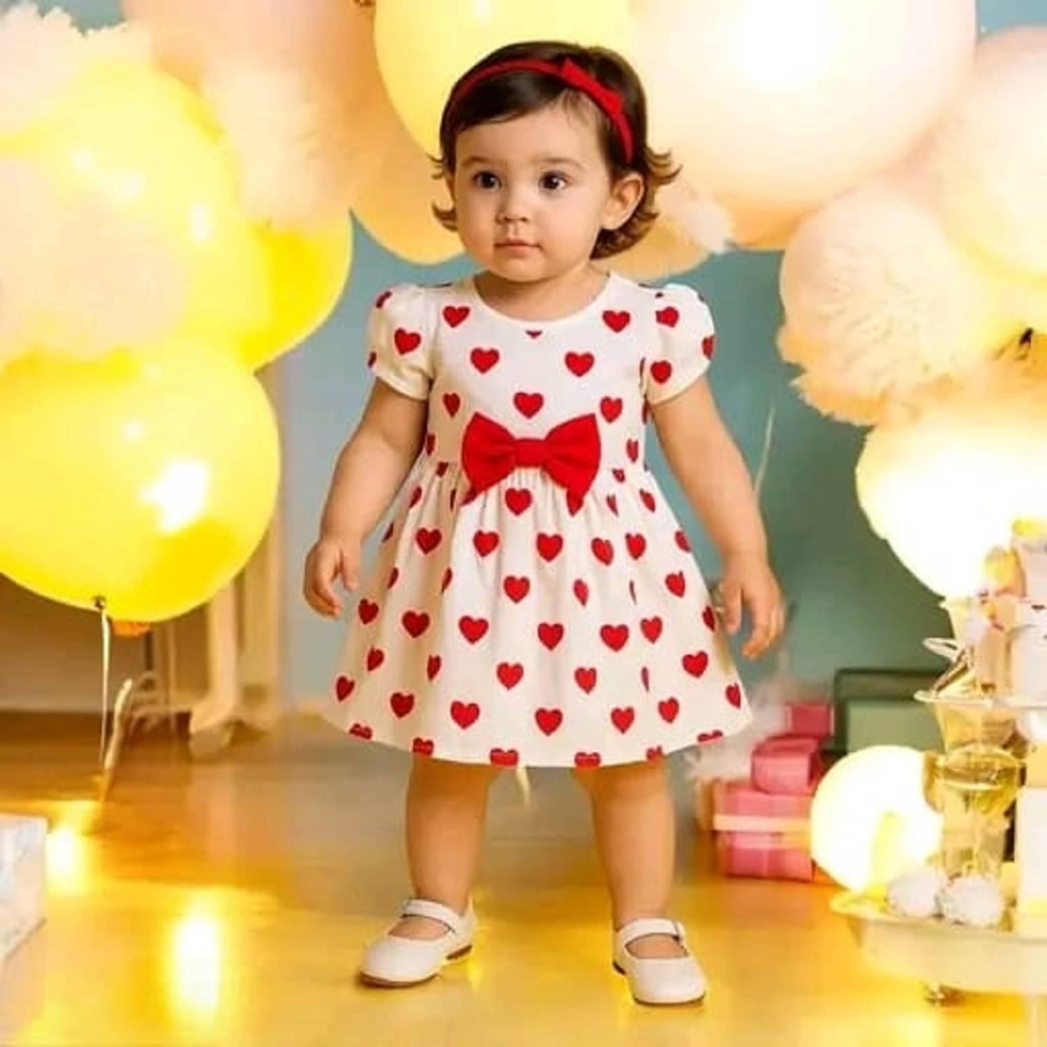 Mullick the designer Cotton Frock For Baby Girls ( Pack of 1 , White ) Mullick the designer Cotton Frock For Baby Girls ( Pack of 1 , White )