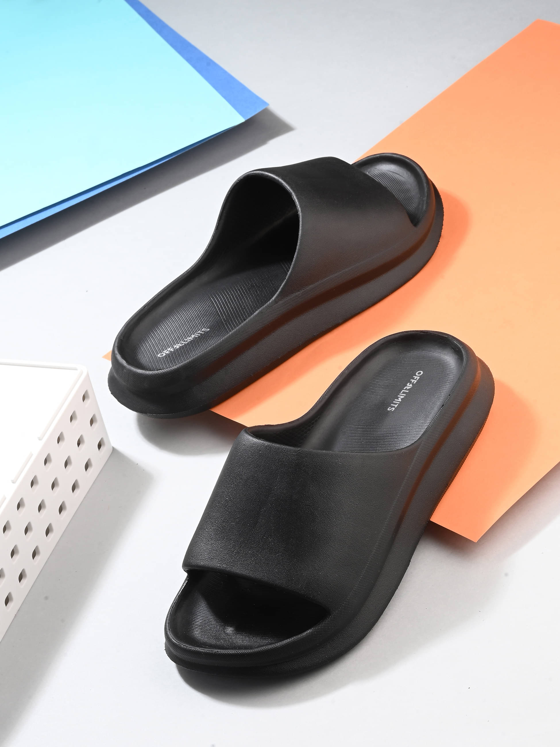     			OFF LIMITS Black Women's Slide