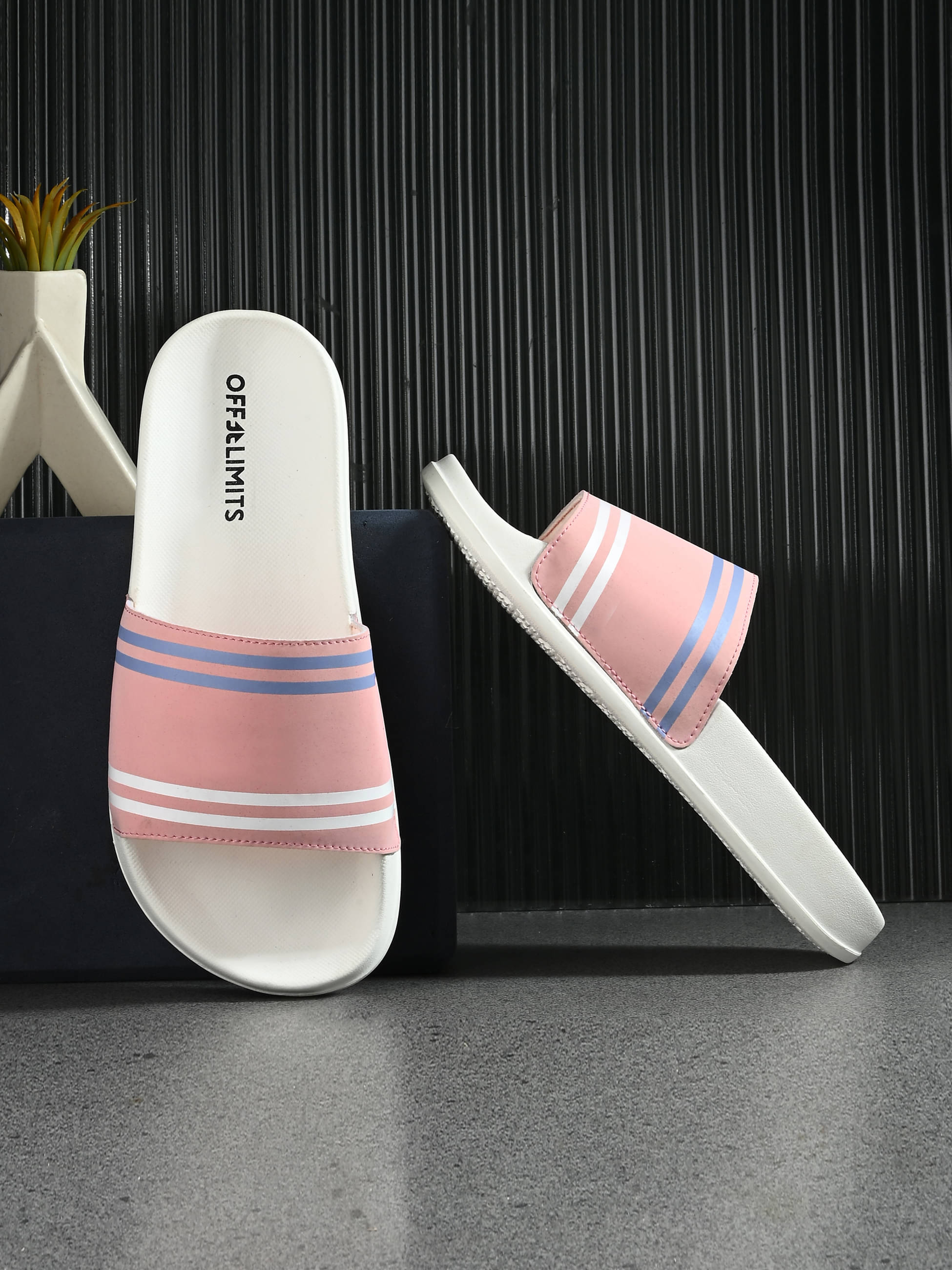     			OFF LIMITS Pink Women's Slide