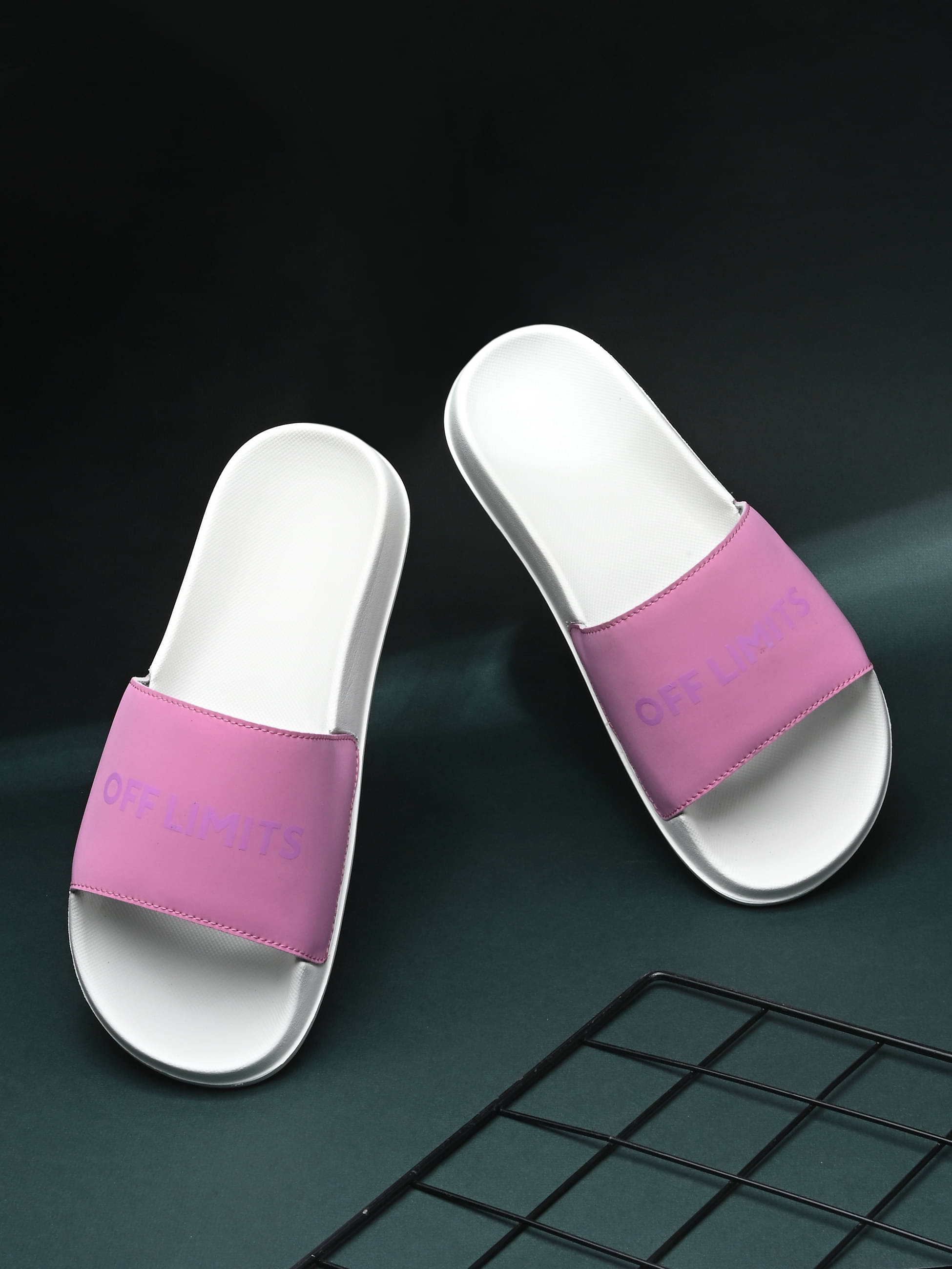    			OFF LIMITS Pink Women's Slide