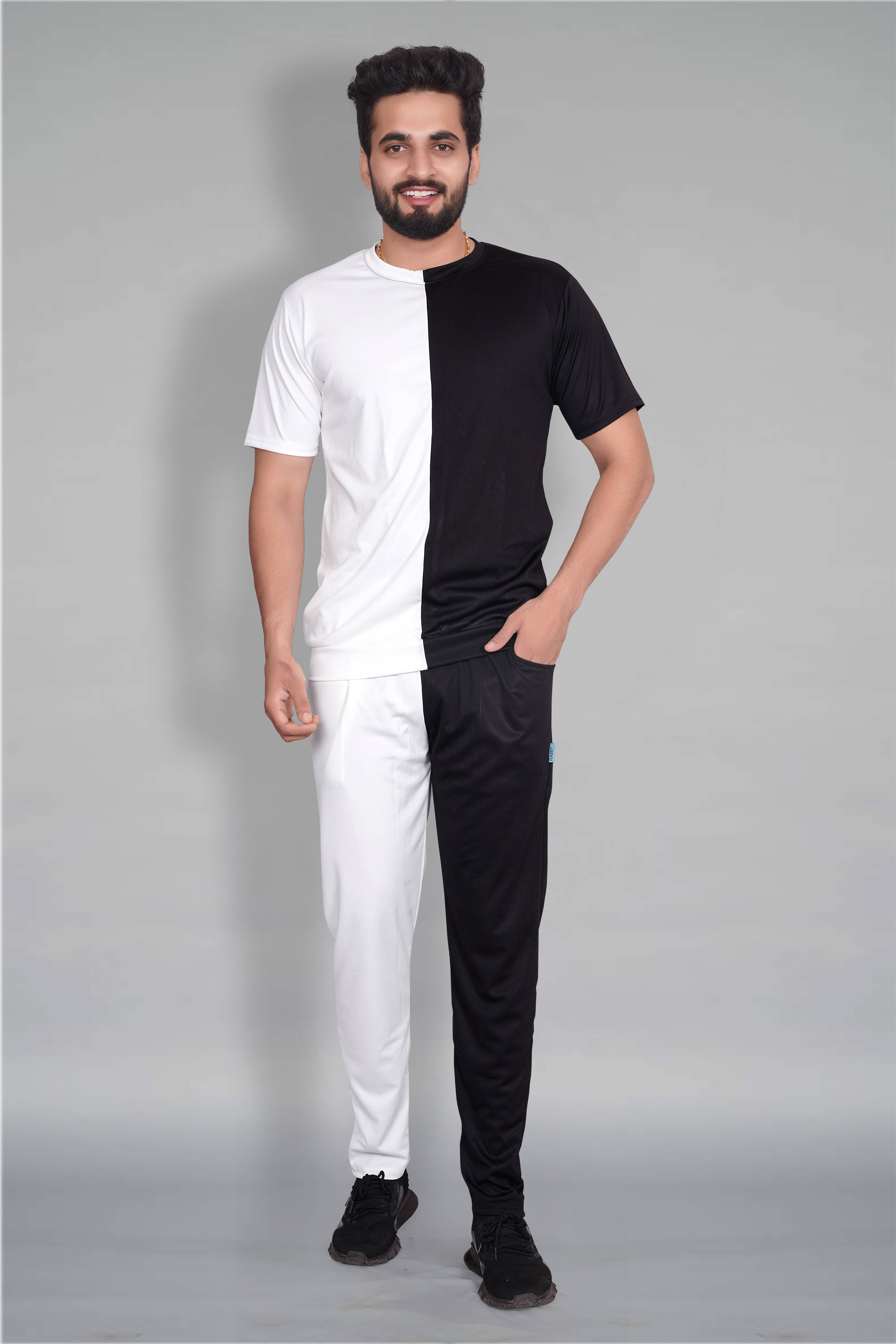 RABBY Black Polyester Regular Fit Men's Tracksuit ( Pack of 1 ) RABBY Black Polyester Regular Fit Men's Tracksuit ( Pack of 1 )