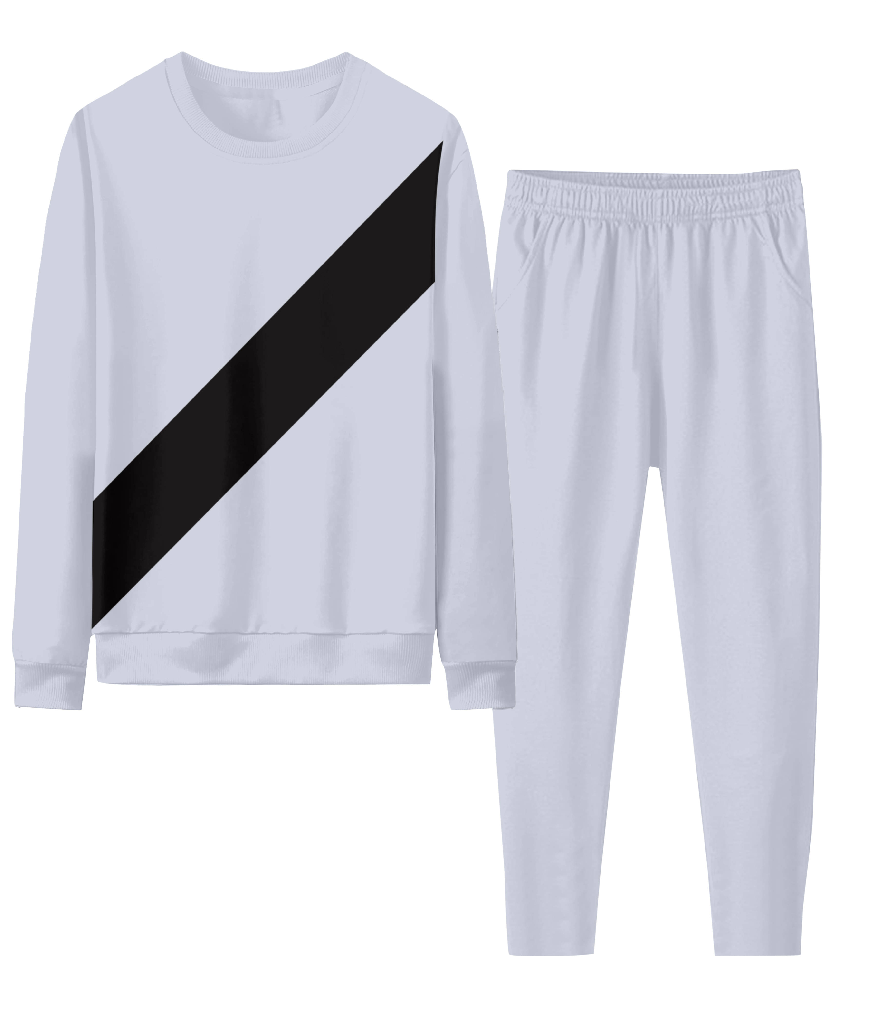 RABBY Grey Polyester Blend Regular Fit Men's Tracksuit ( Pack of 1 ) RABBY Grey Polyester Blend Regular Fit Men's Tracksuit ( Pack of 1 )