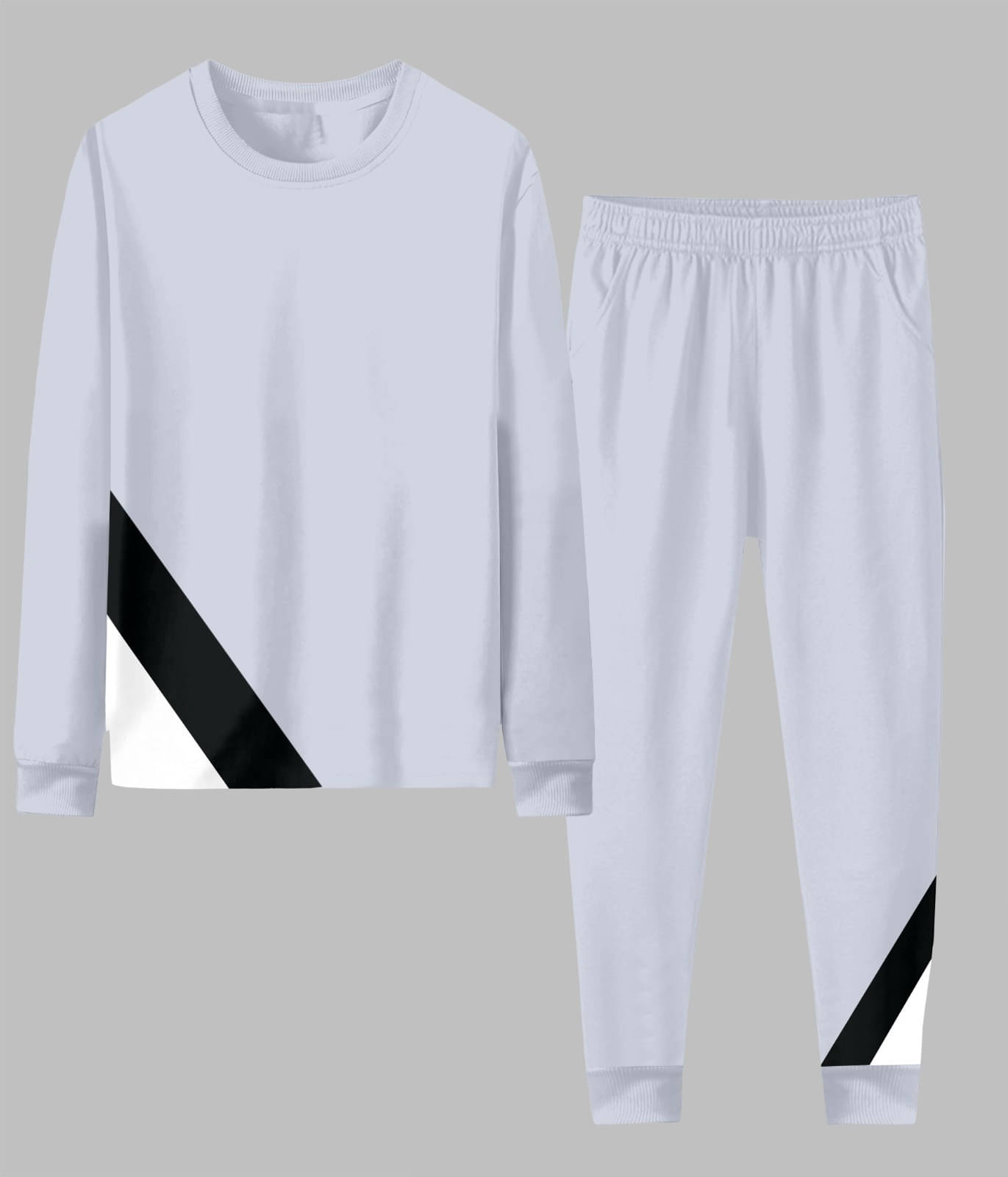 RABBY Grey Polyester Blend Regular Fit Men's Tracksuit ( Pack of 1 ) RABBY Grey Polyester Blend Regular Fit Men's Tracksuit ( Pack of 1 )