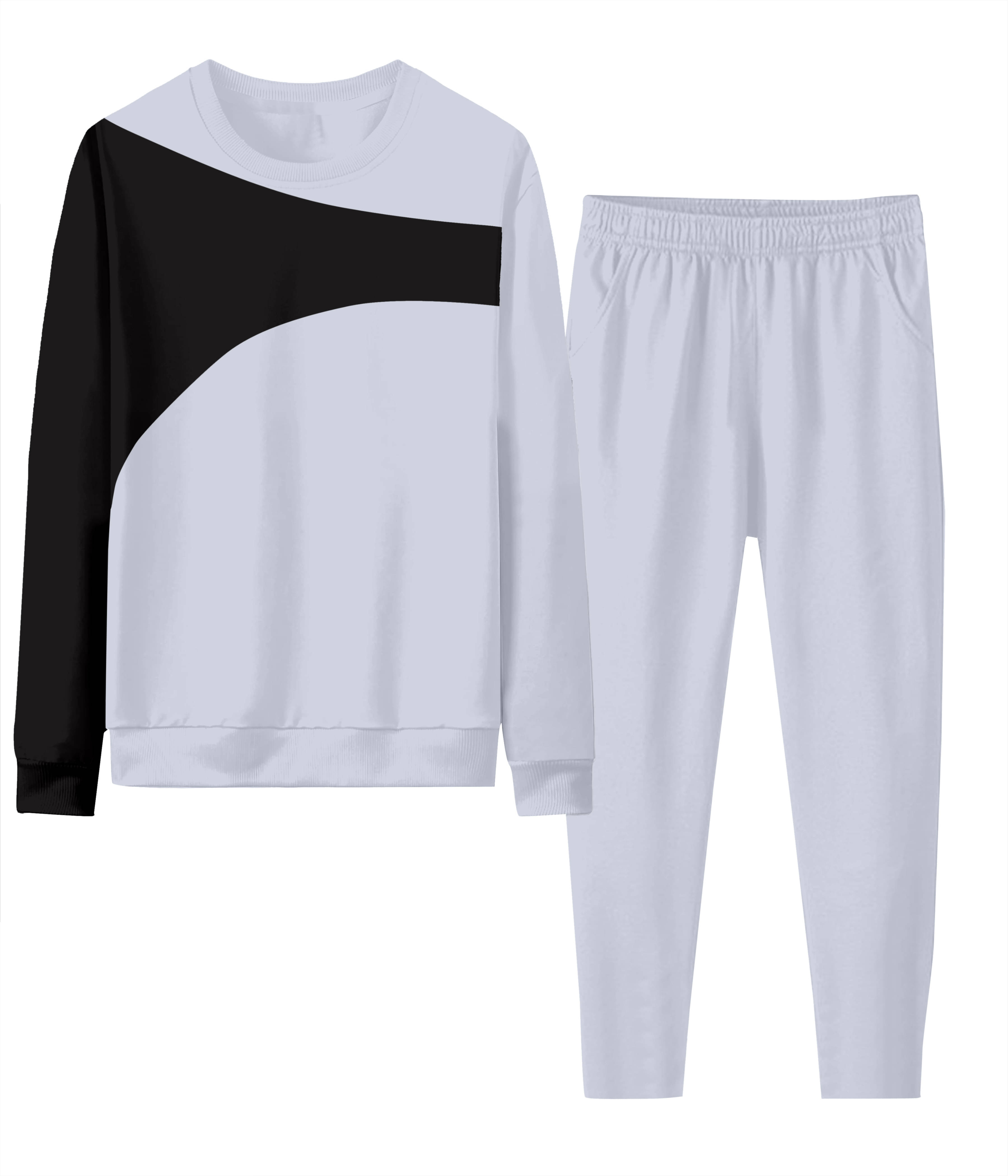     			RABBY Grey Polyester Blend Regular Fit Men's Tracksuit ( Pack of 1 )