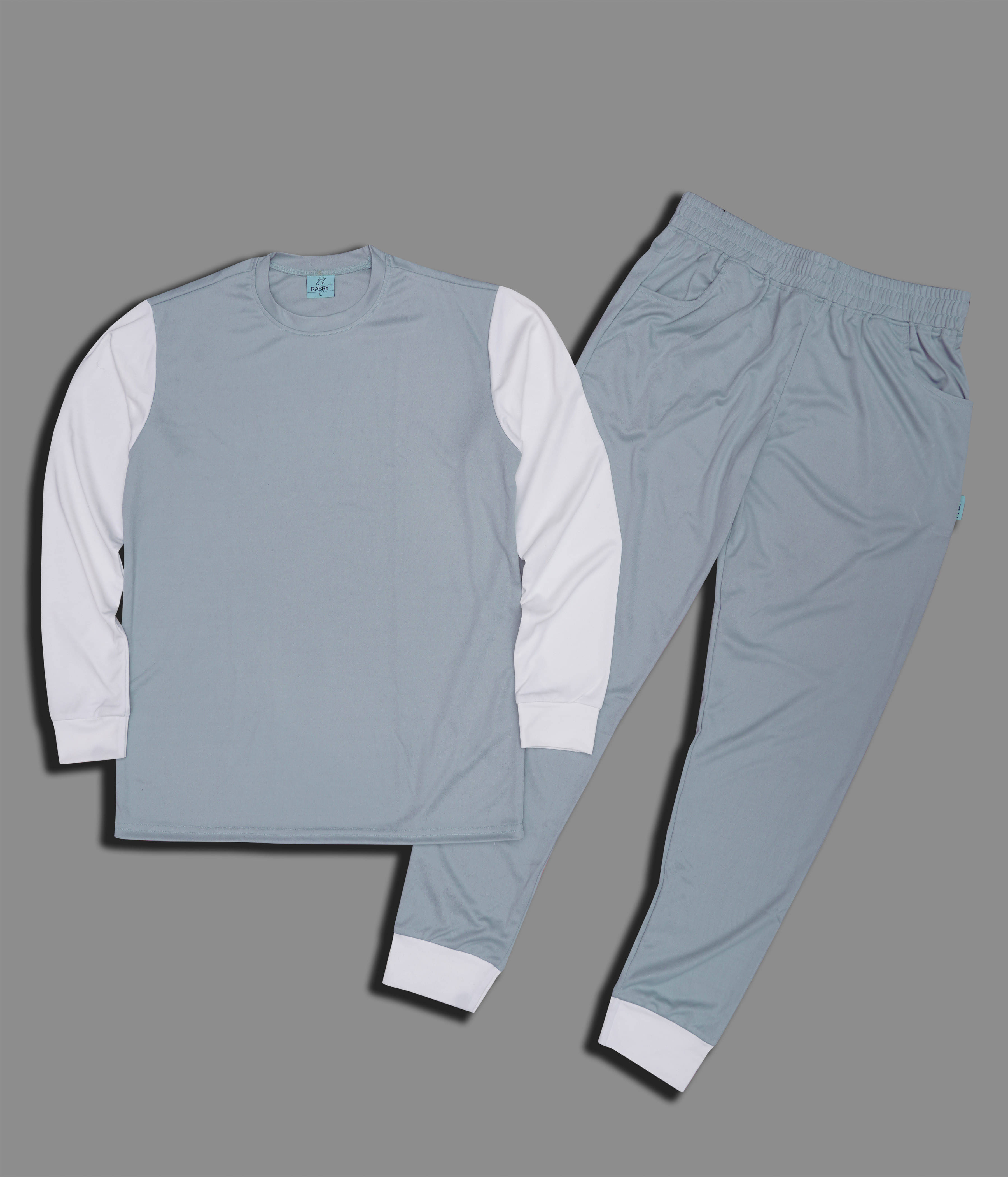 RABBY Grey Polyester Regular Fit Men's Tracksuit ( Pack of 1 ) RABBY Grey Polyester Regular Fit Men's Tracksuit ( Pack of 1 )