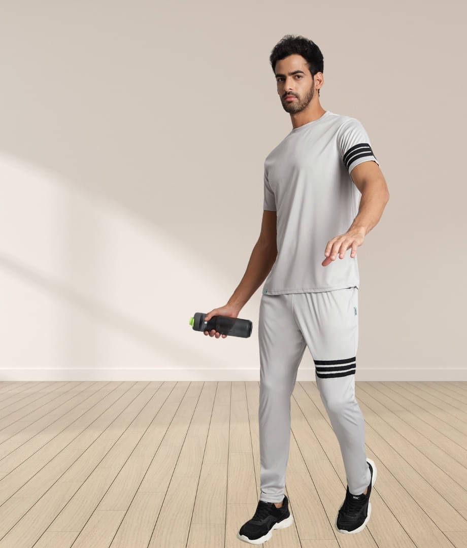 RABBY Grey Polyester Regular Fit Men's Tracksuit ( Pack of 1 ) RABBY Grey Polyester Regular Fit Men's Tracksuit ( Pack of 1 )