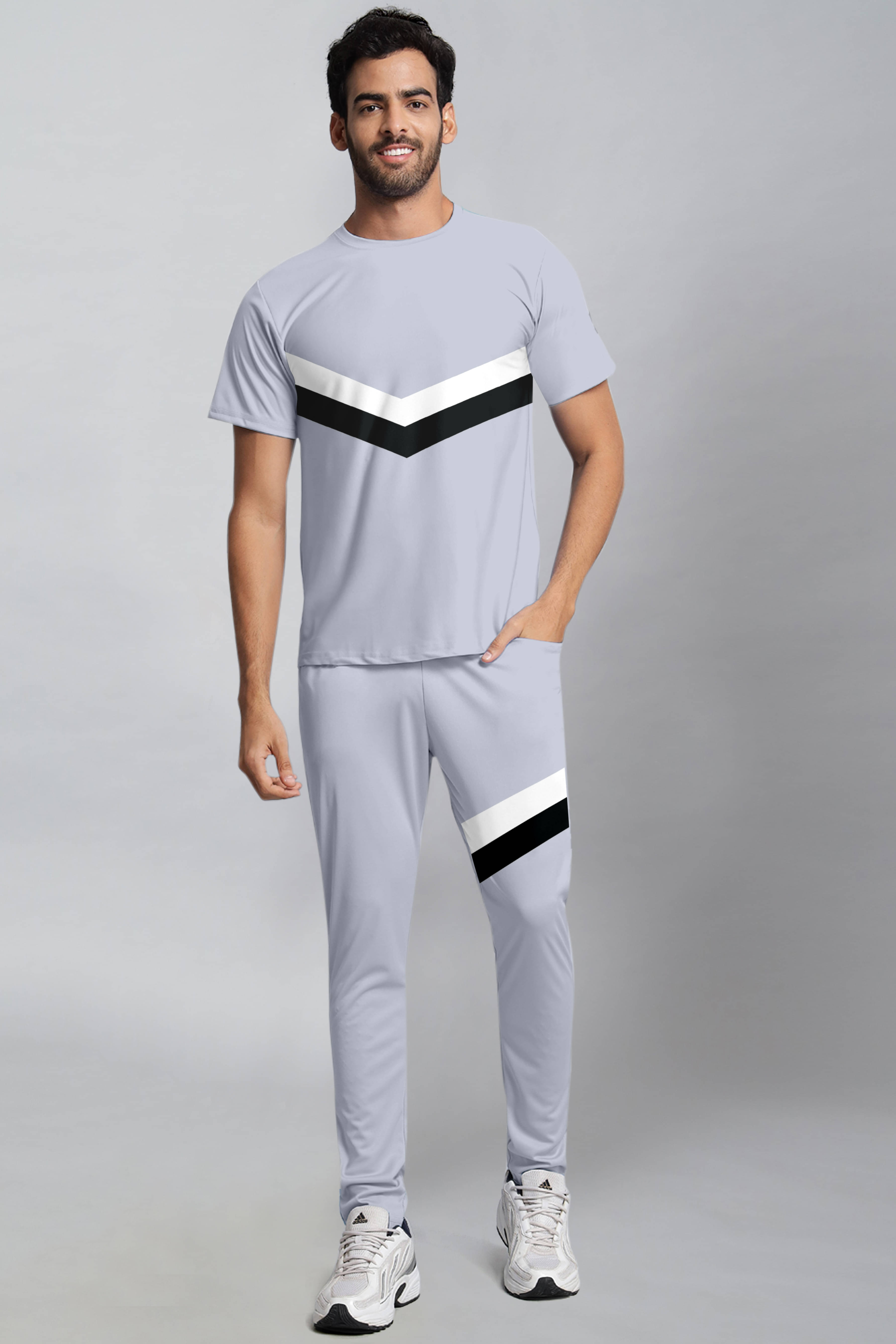 RABBY Grey Polyester Regular Fit Men's Tracksuit ( Pack of 1 ) RABBY Grey Polyester Regular Fit Men's Tracksuit ( Pack of 1 )