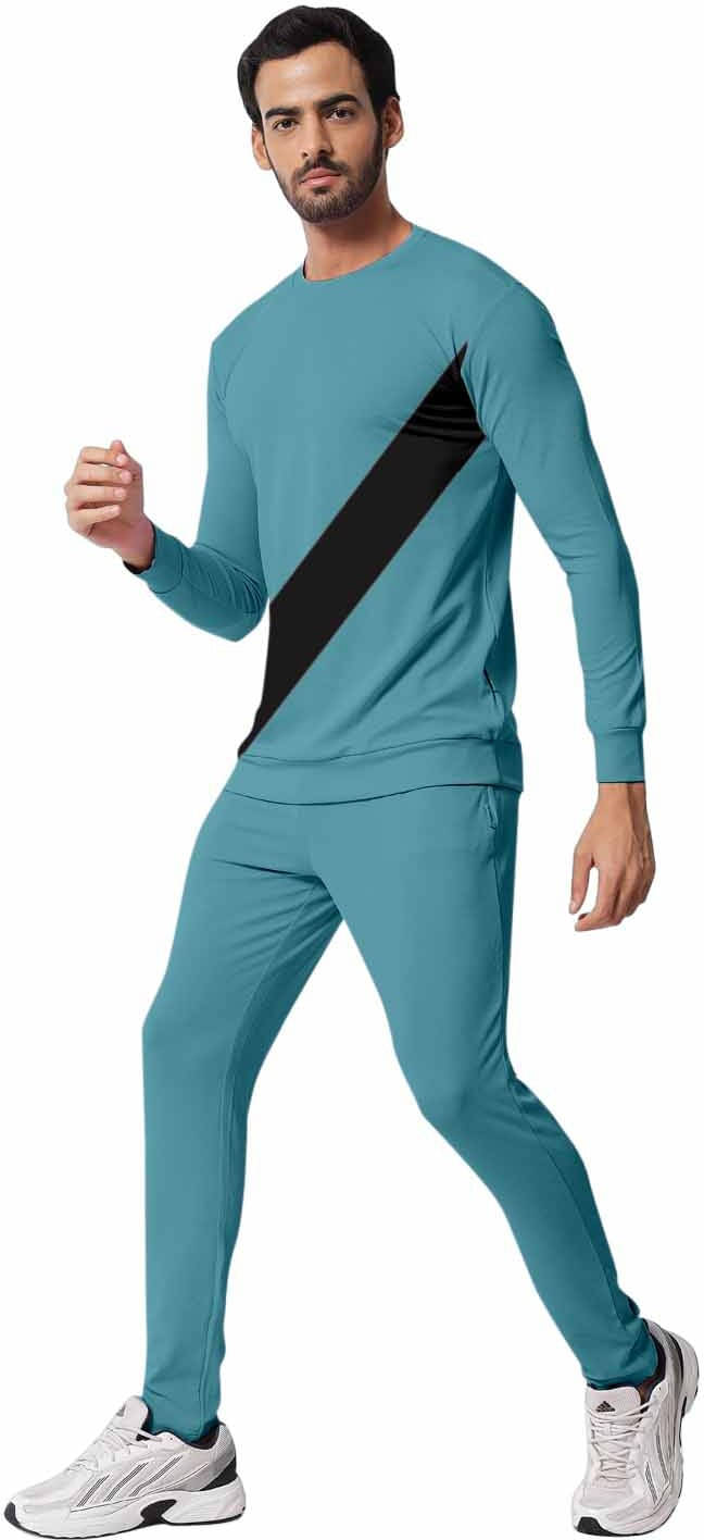 RABBY Light Green Polyester Blend Regular Fit Men's Tracksuit ( Pack of 1 ) RABBY Light Green Polyester Blend Regular Fit Men's Tracksuit ( Pack of 1 )