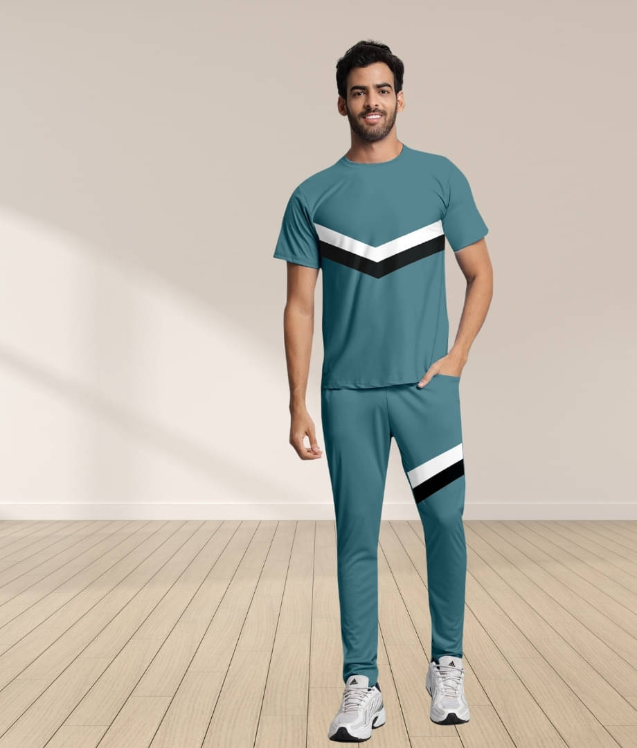 RABBY Light Green Polyester Blend Regular Fit Men's Tracksuit ( Pack of 1 ) RABBY Light Green Polyester Blend Regular Fit Men's Tracksuit ( Pack of 1 )