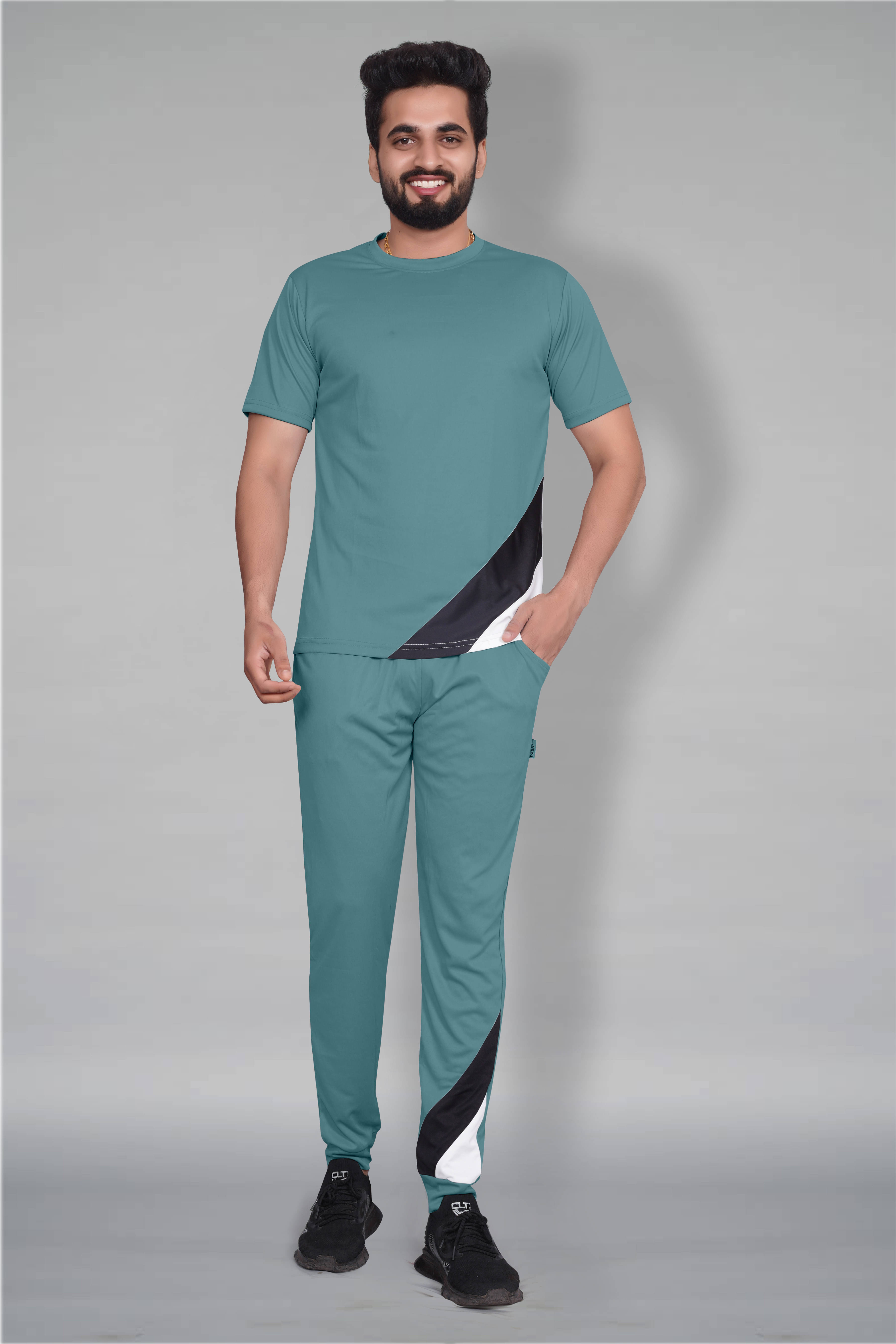 RABBY Light Green Polyester Regular Fit Men's Tracksuit ( Pack of 1 ) RABBY Light Green Polyester Regular Fit Men's Tracksuit ( Pack of 1 )