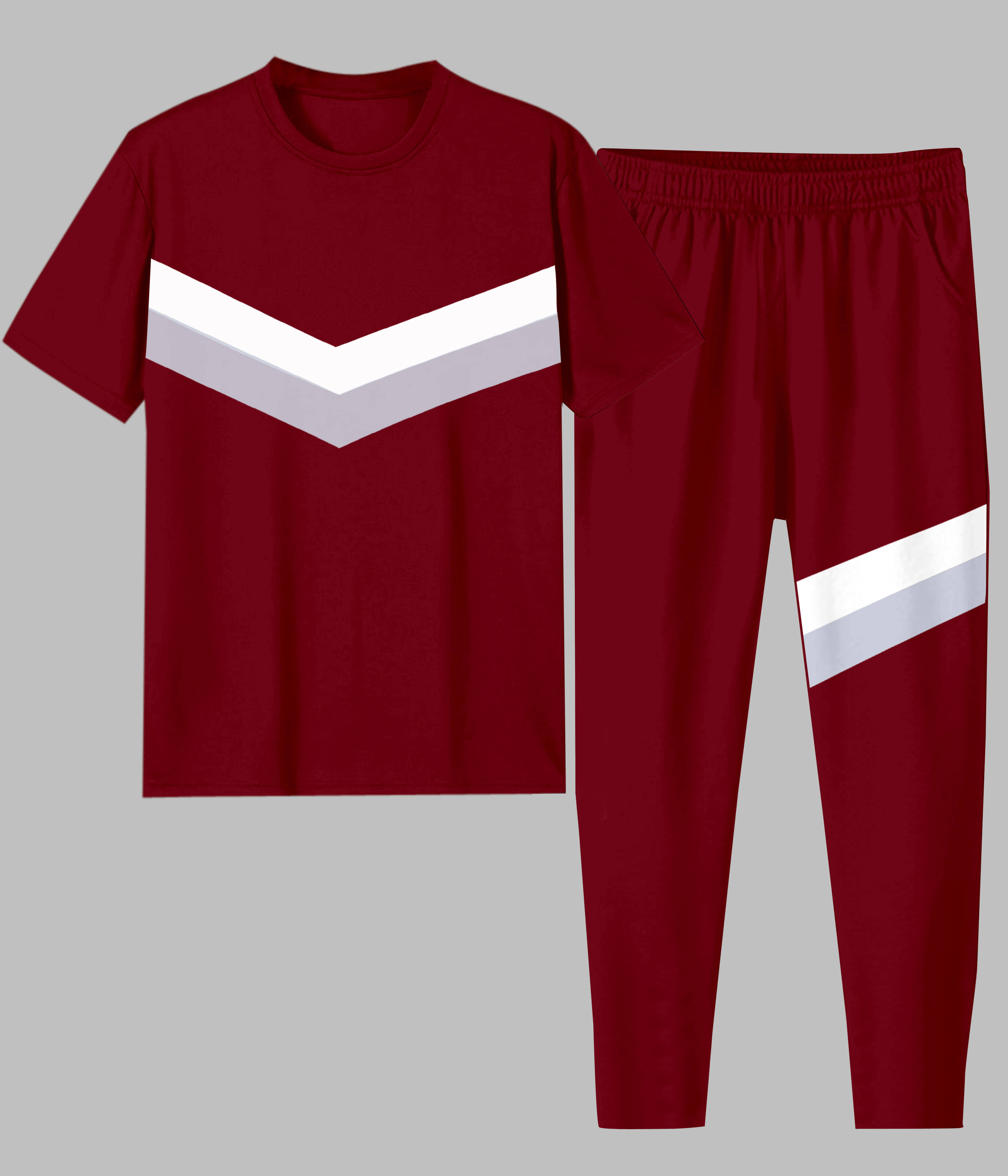 RABBY Maroon Polyester Regular Fit Men's Tracksuit ( Pack of 1 ) RABBY Maroon Polyester Regular Fit Men's Tracksuit ( Pack of 1 )