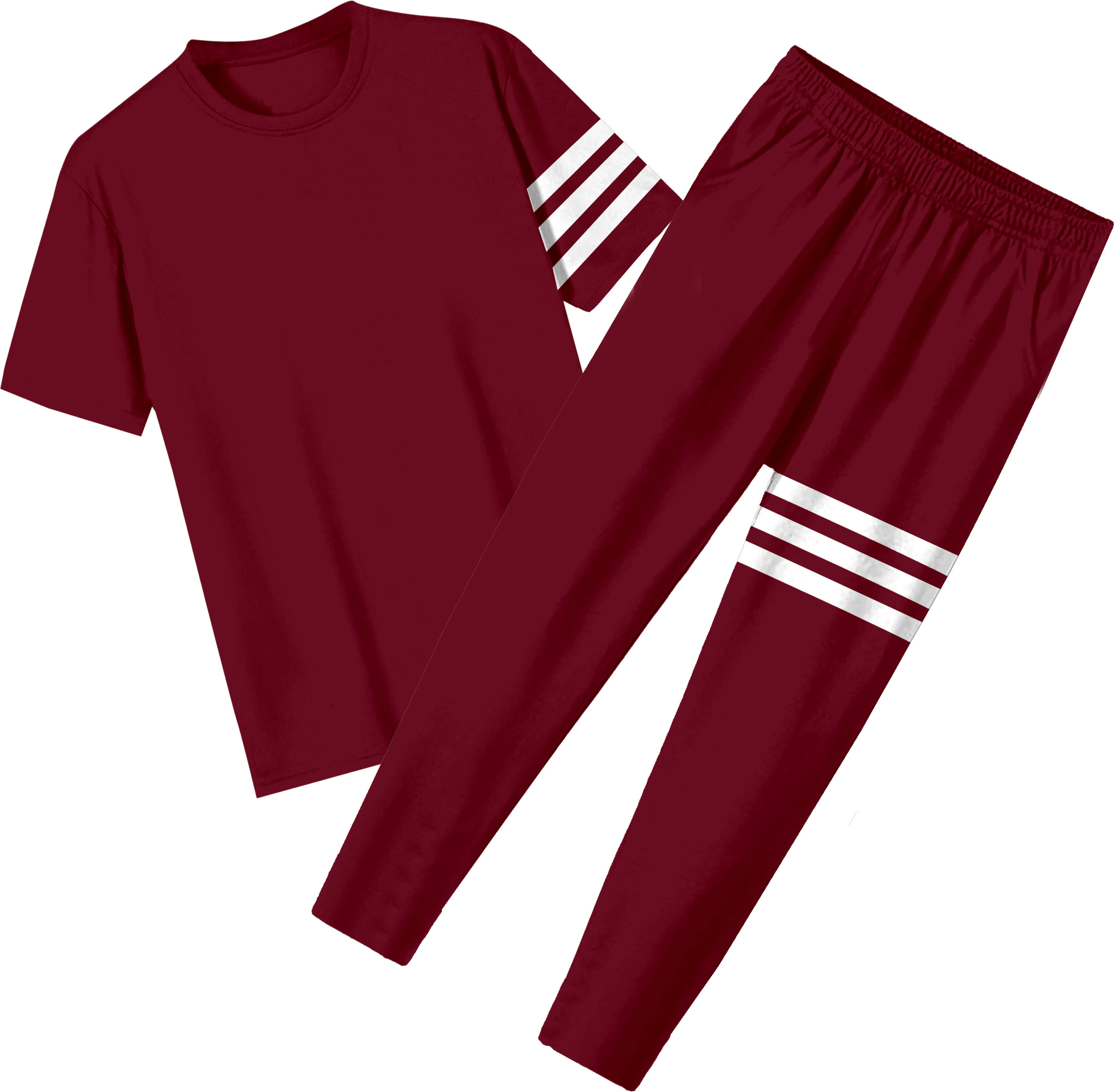     			RABBY Maroon Polyester Regular Fit Men's Tracksuit ( Pack of 1 )