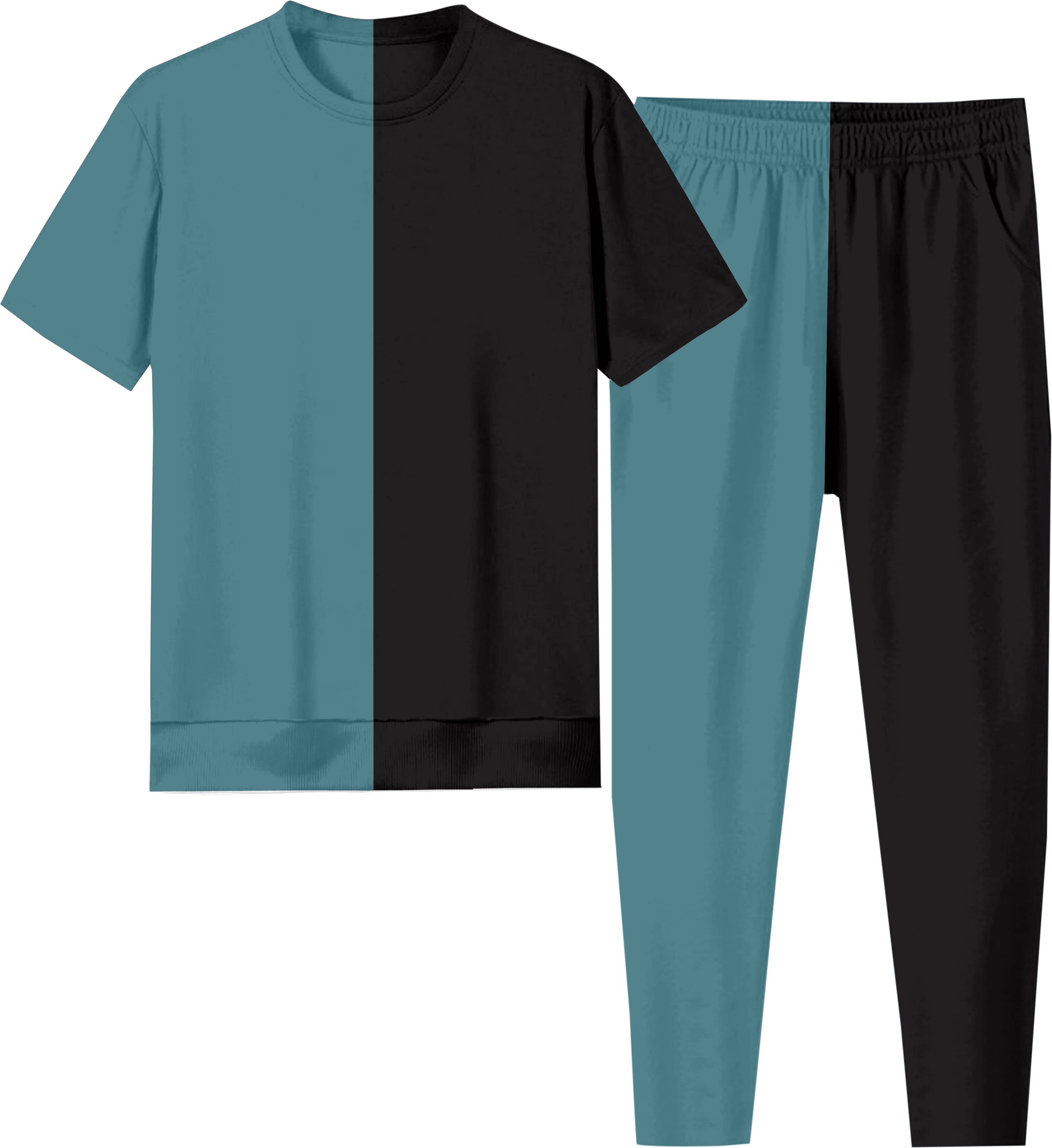     			RABBY Multicolor Polyester Blend Regular Fit Men's Tracksuit ( Pack of 1 )