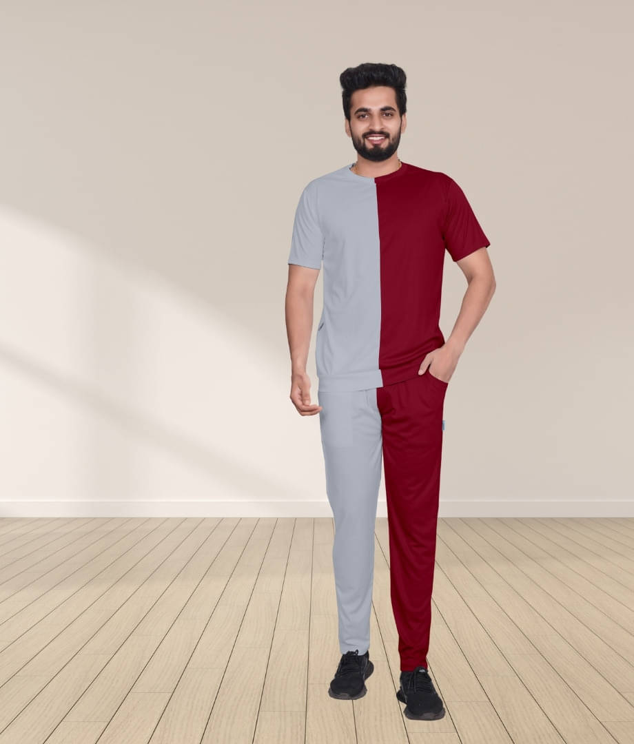 RABBY Multicolor Polyester Blend Regular Fit Men's Tracksuit ( Pack of 1 ) RABBY Multicolor Polyester Blend Regular Fit Men's Tracksuit ( Pack of 1 )