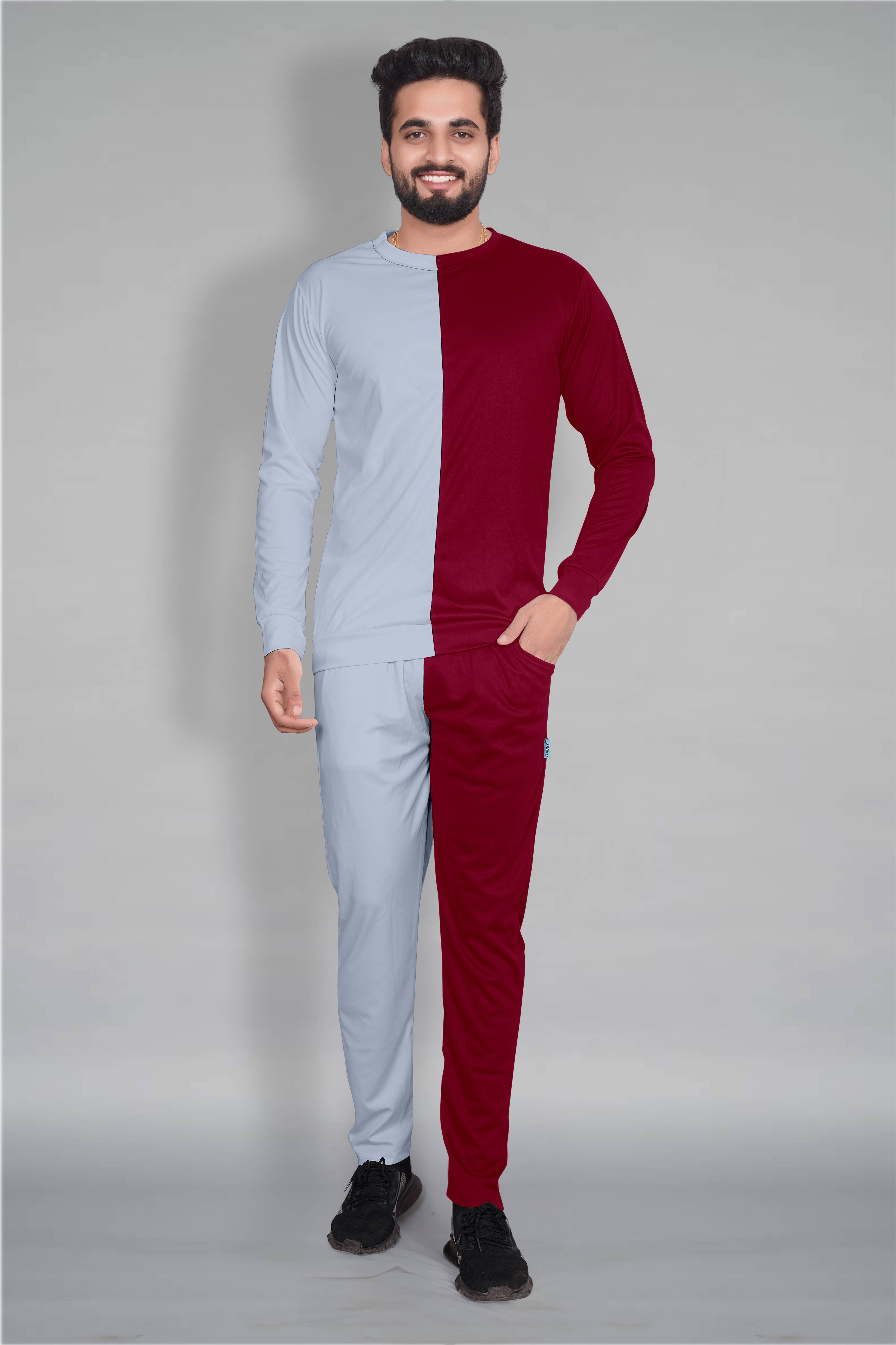 RABBY Multicolor Polyester Blend Regular Fit Men's Tracksuit ( Pack of 1 ) RABBY Multicolor Polyester Blend Regular Fit Men's Tracksuit ( Pack of 1 )