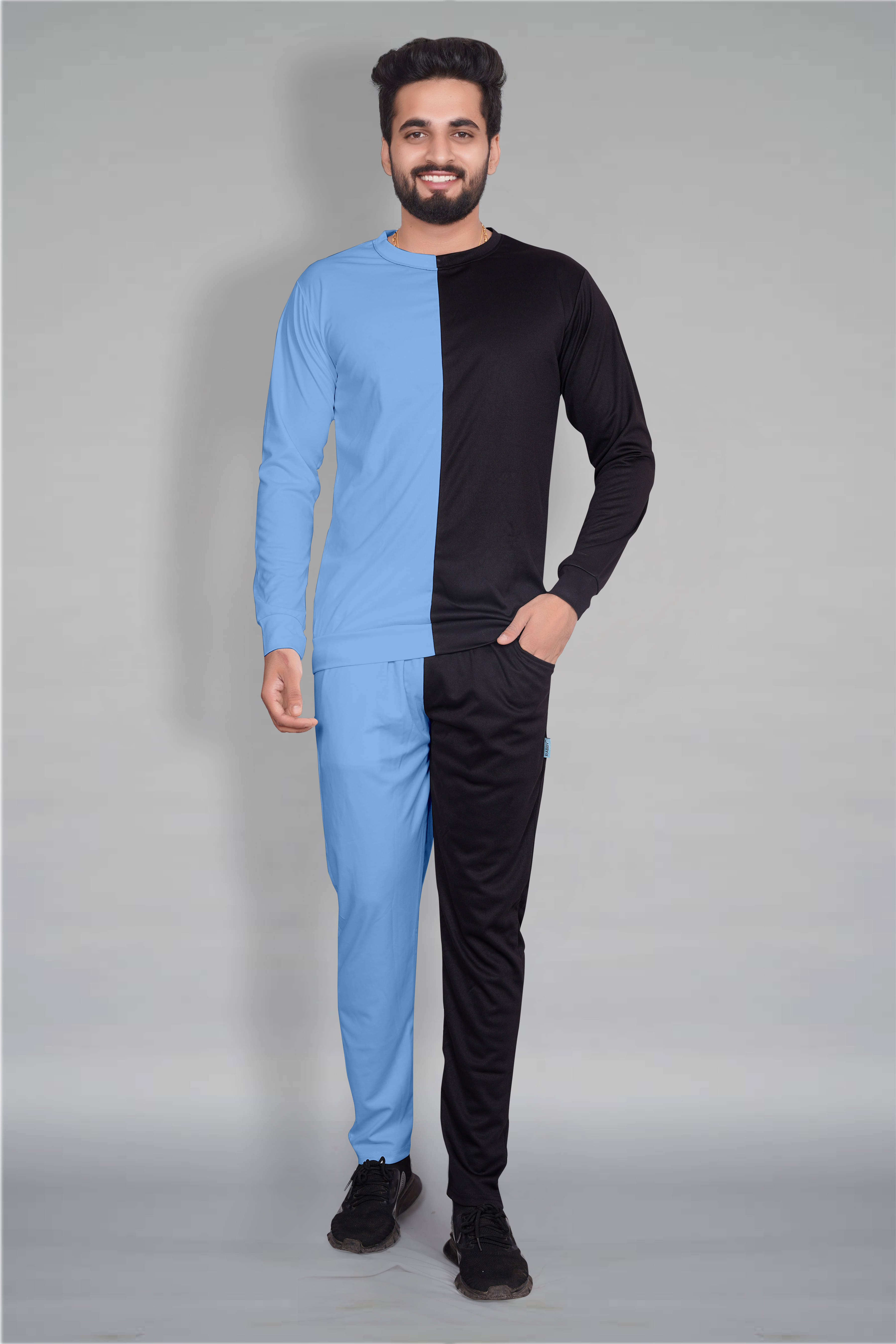 RABBY Multicolor Polyester Regular Fit Men's Tracksuit ( Pack of 1 ) RABBY Multicolor Polyester Regular Fit Men's Tracksuit ( Pack of 1 )