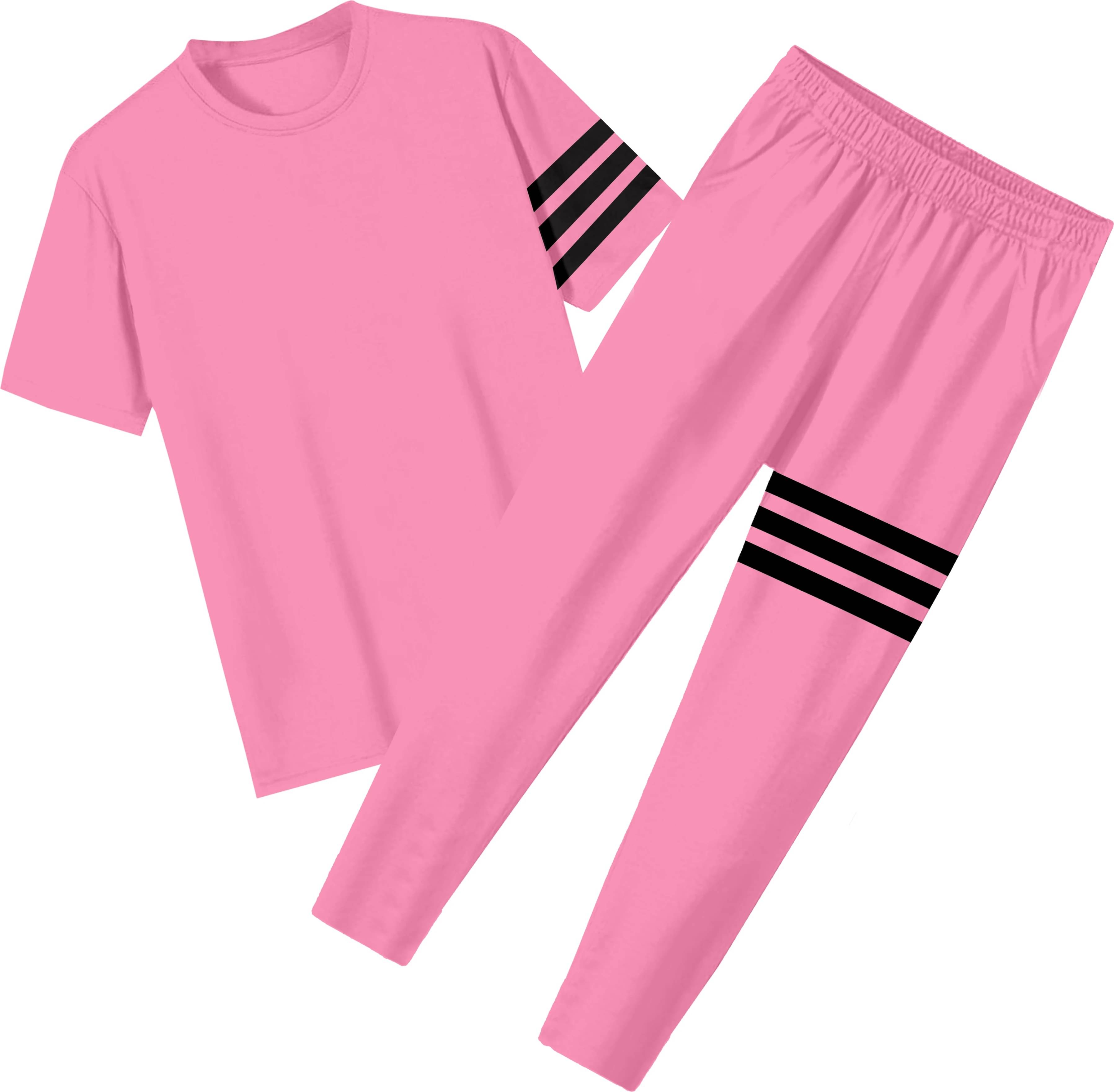 RABBY Pink Polyester Regular Fit Men's Tracksuit ( Pack of 1 ) RABBY Pink Polyester Regular Fit Men's Tracksuit ( Pack of 1 )