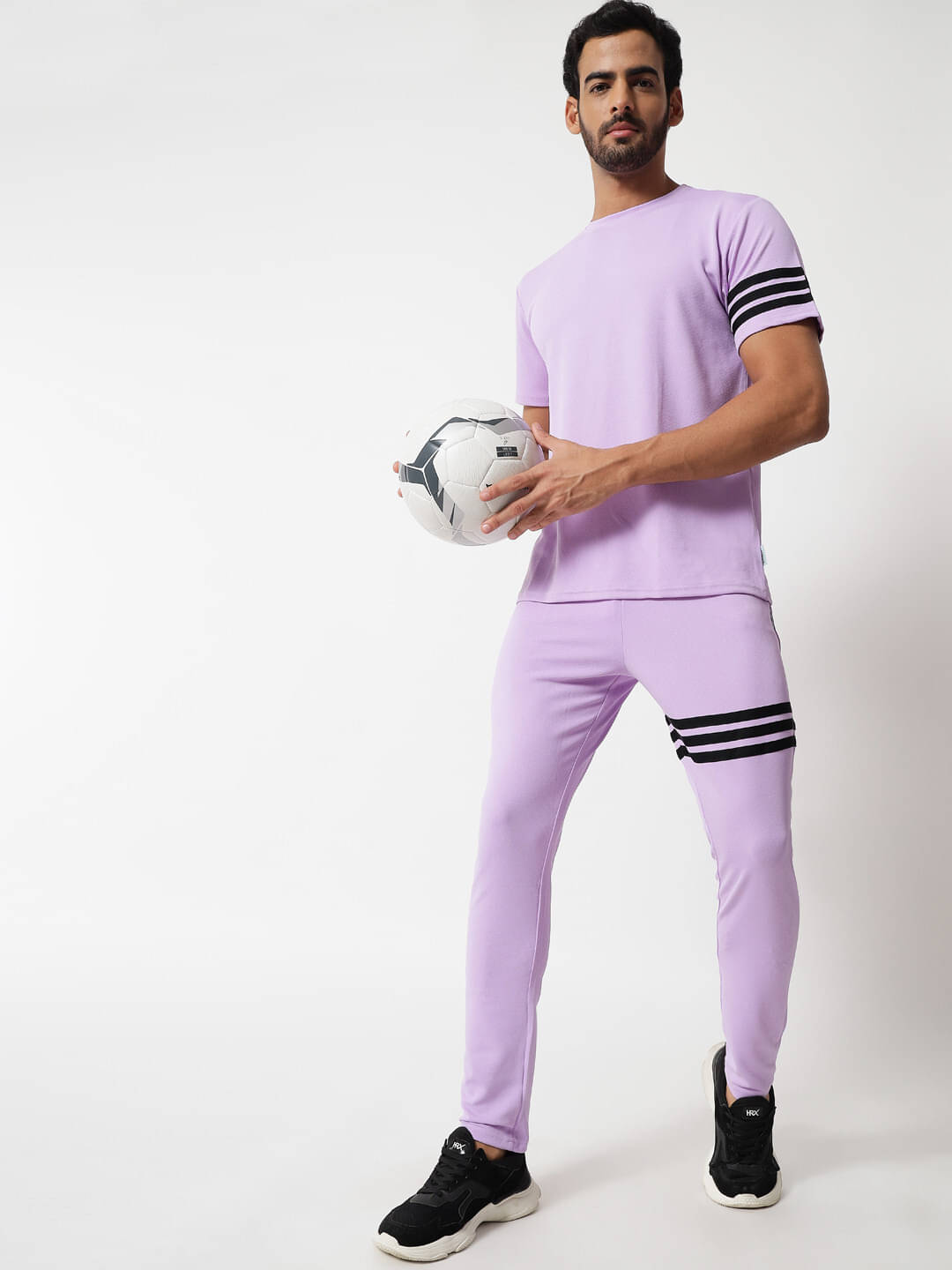 RABBY Purple Polyester Regular Fit Men's Tracksuit ( Pack of 1 ) RABBY Purple Polyester Regular Fit Men's Tracksuit ( Pack of 1 )
