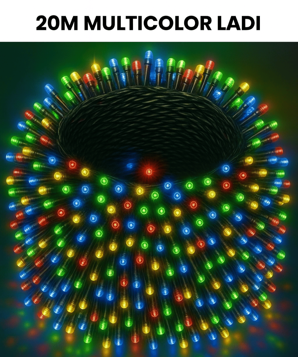     			SPARKWORLD Multicolor 20M LED Strip ( Pack of 1 )